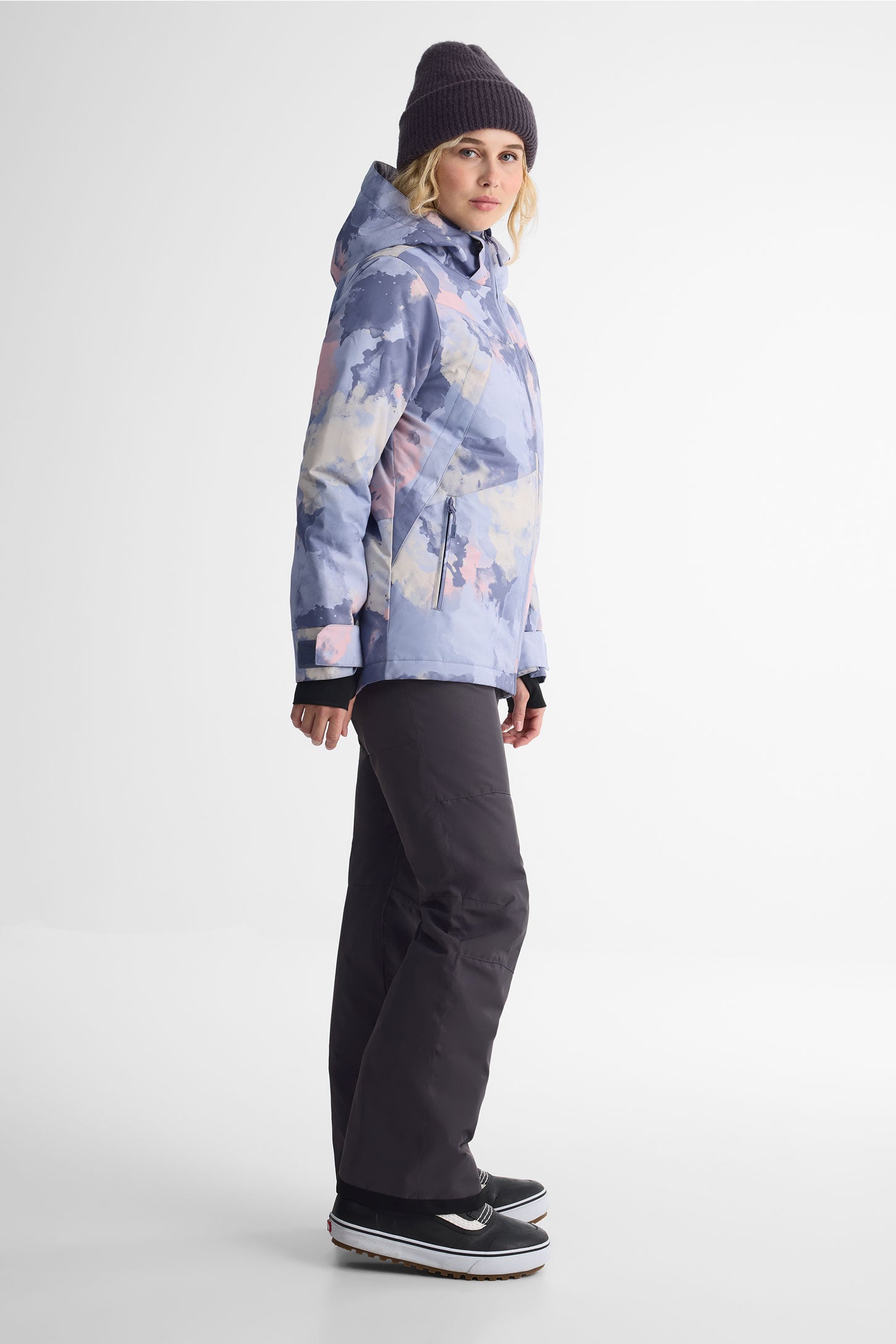 Manteau d'hiver - Femme && GRIS MULTI