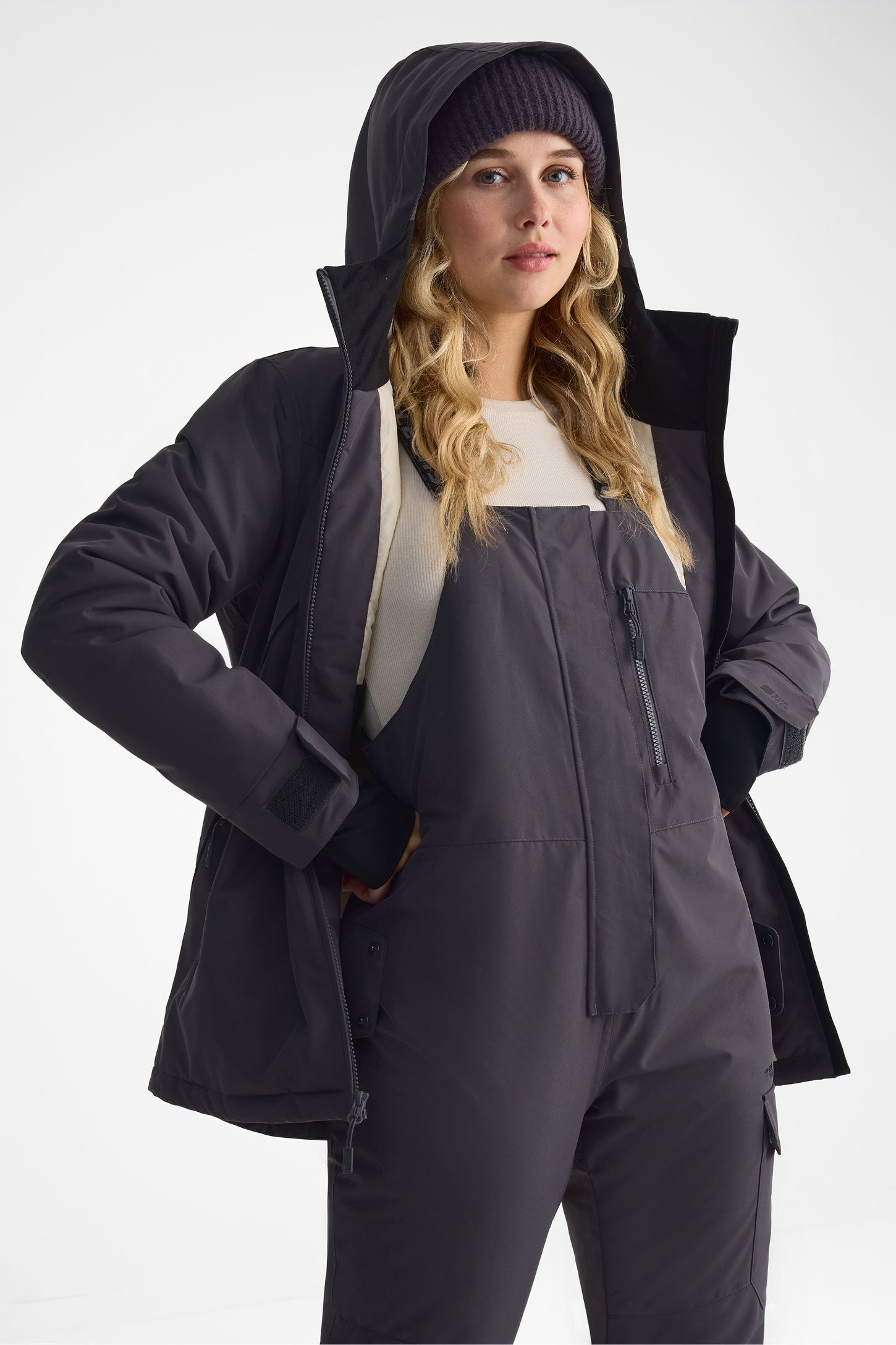 Manteau d'hiver - Femme && CHARBON