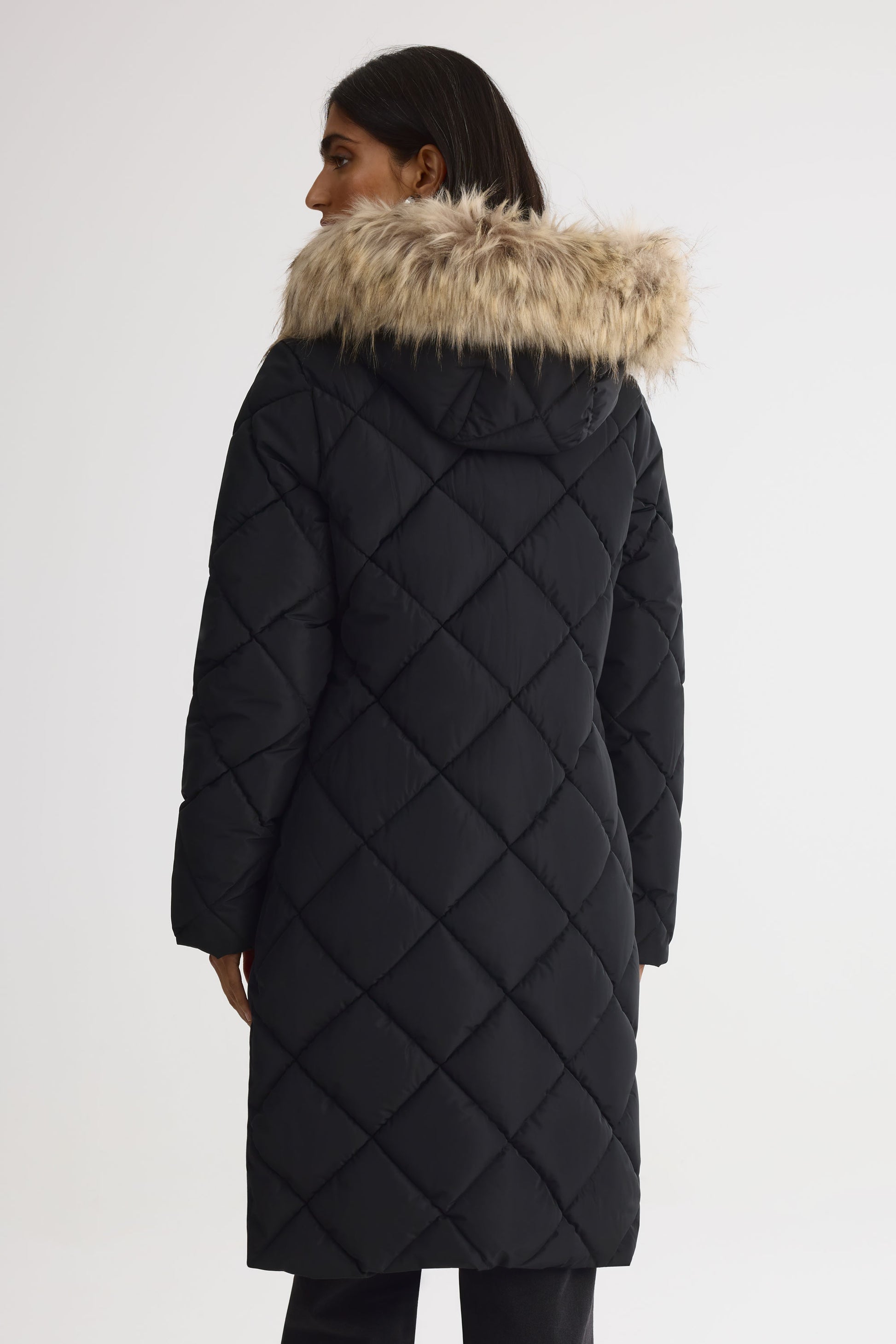 Manteau d'hiver long – Femme && NOIR