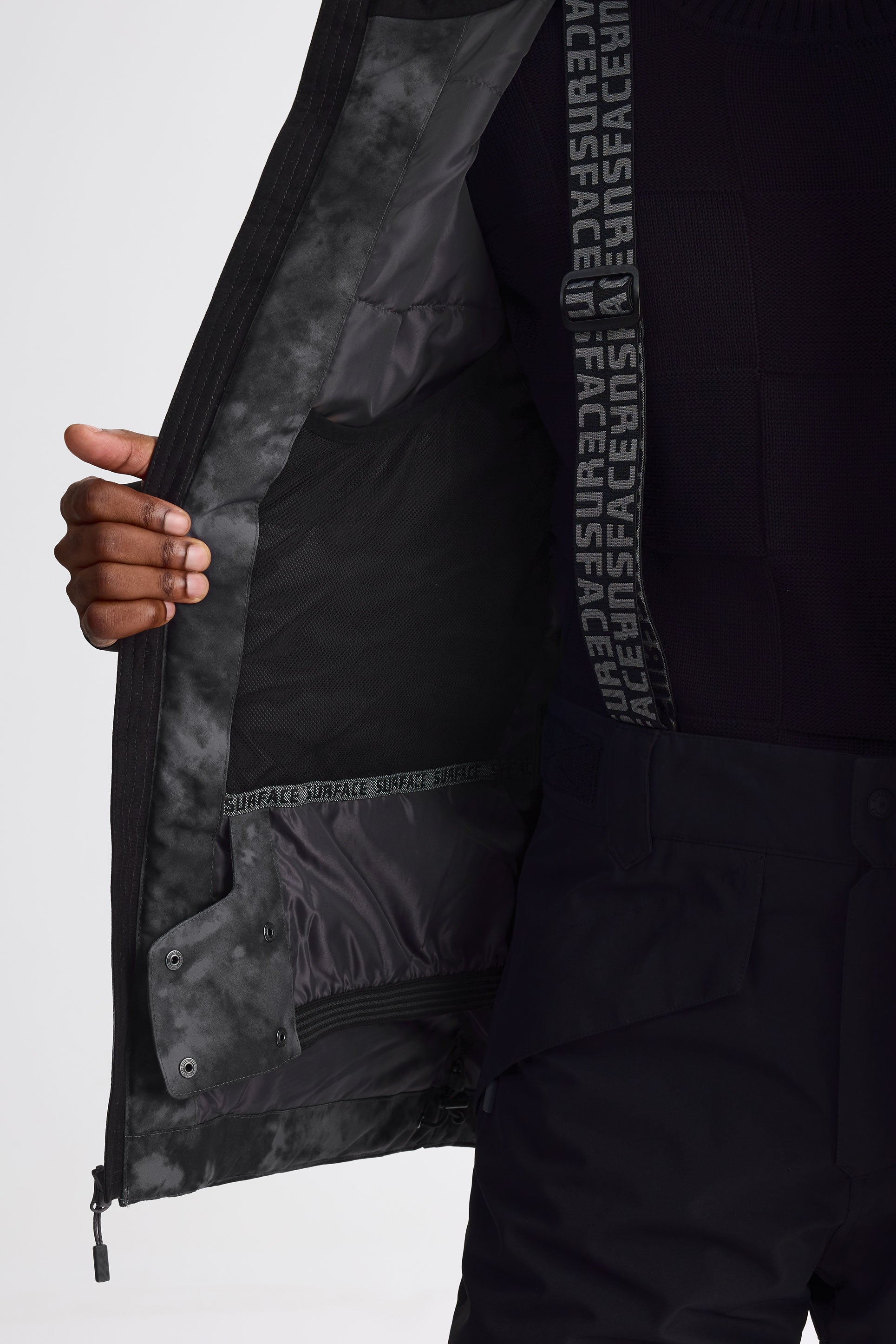 Manteaux d'hiver - Homme && NOIR/MULTI