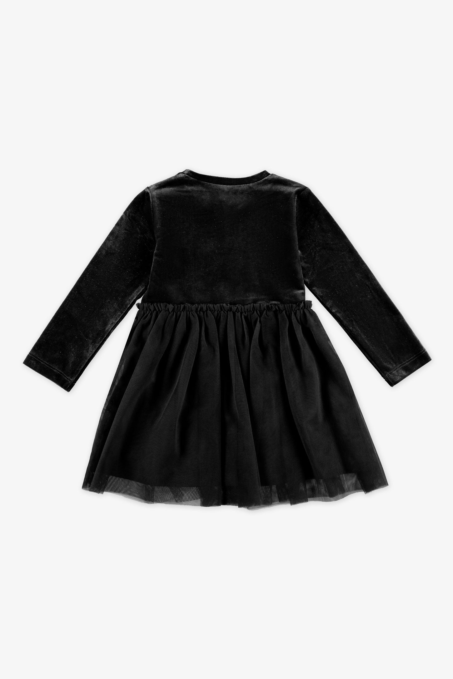 Robe à manches longues - Enfant fille && NOIR