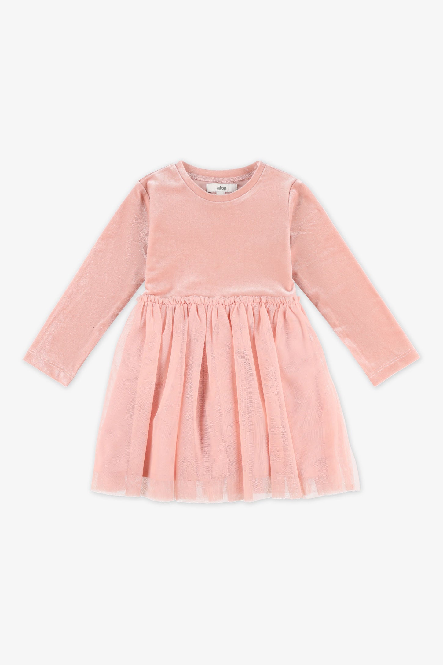 Robe à manches longues - Bébé fille && ROSE