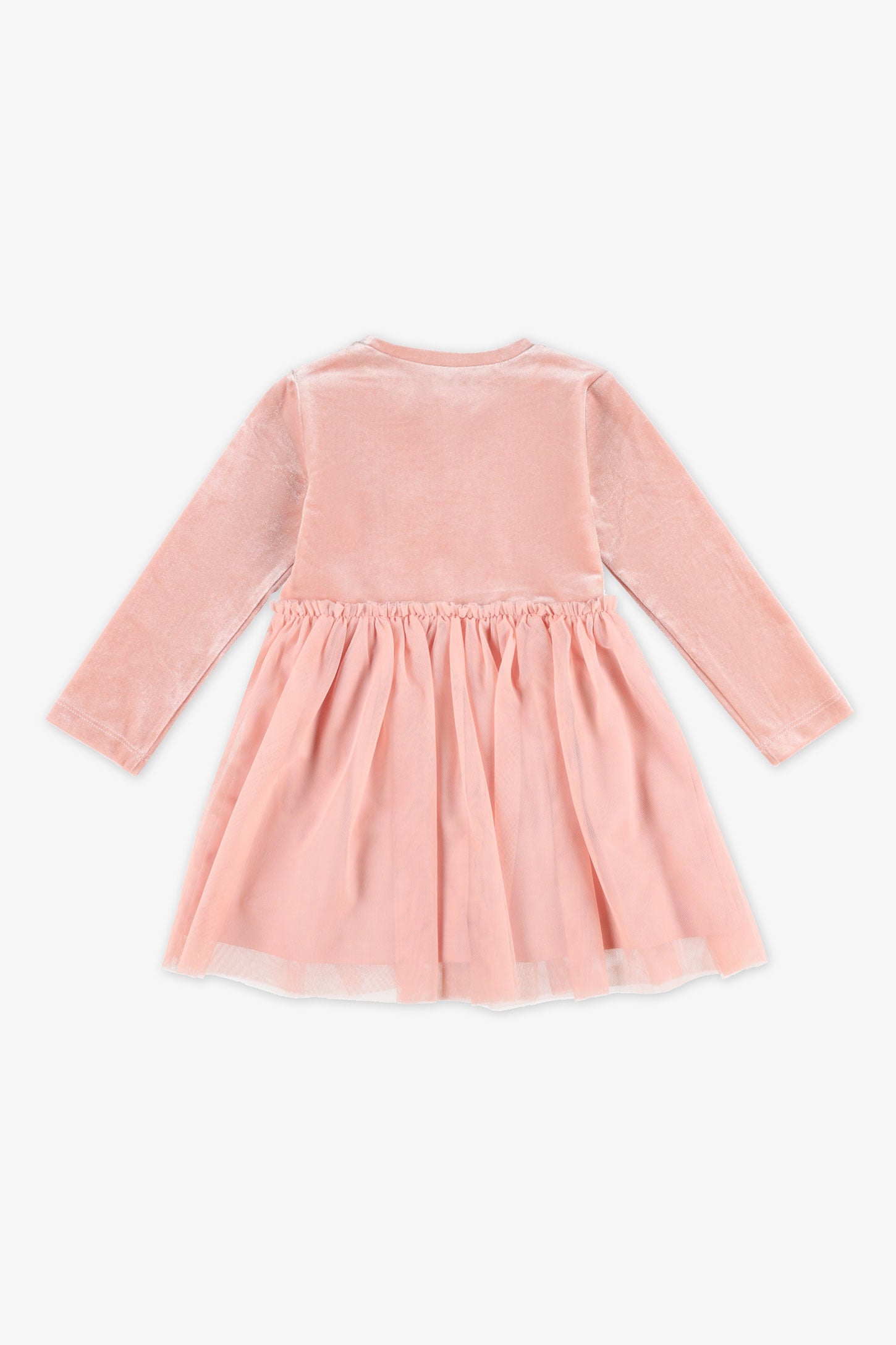 Robe à manches longues - Enfant fille && ROSE