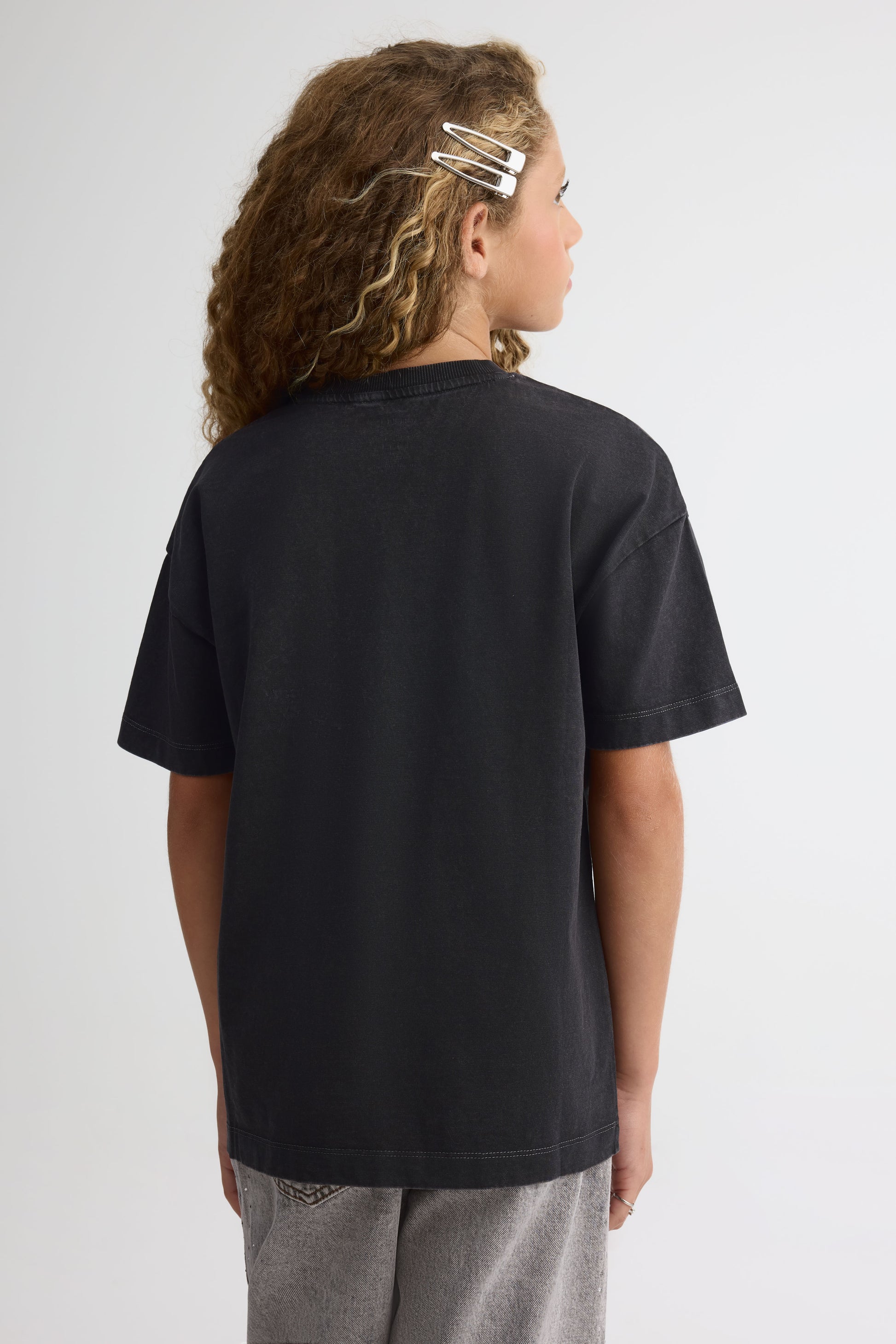 T-shirt graphique – Ado fille && NOIR