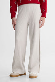 Pantalon à jambes larges – Ado fille && GRIS MIXTE