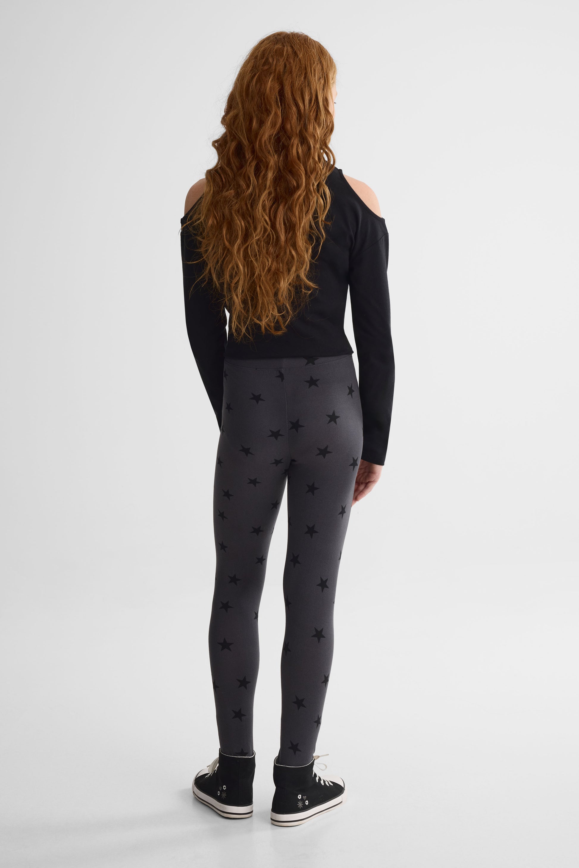 Legging imprimé 2/25$ - Ado fille && CHARBON/MULTI