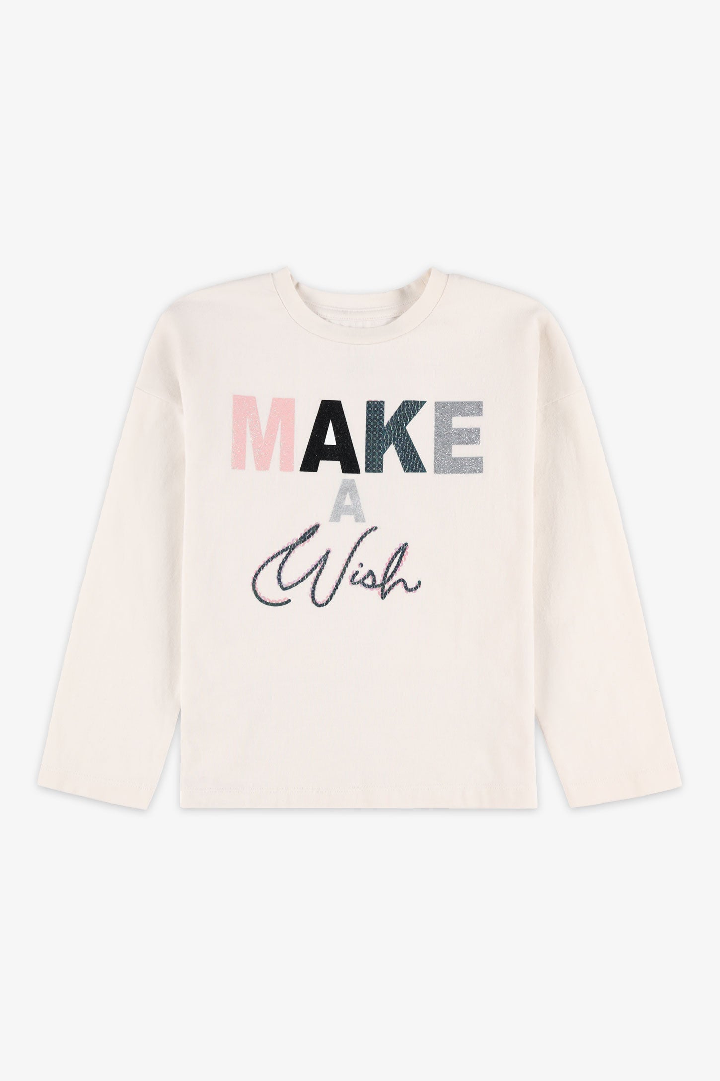 Chandail graphique - Enfant fille && BLANC CASSÉ