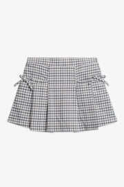 Jupe courte à plis - Enfant fille && BLANC CASSÉ/MULTI