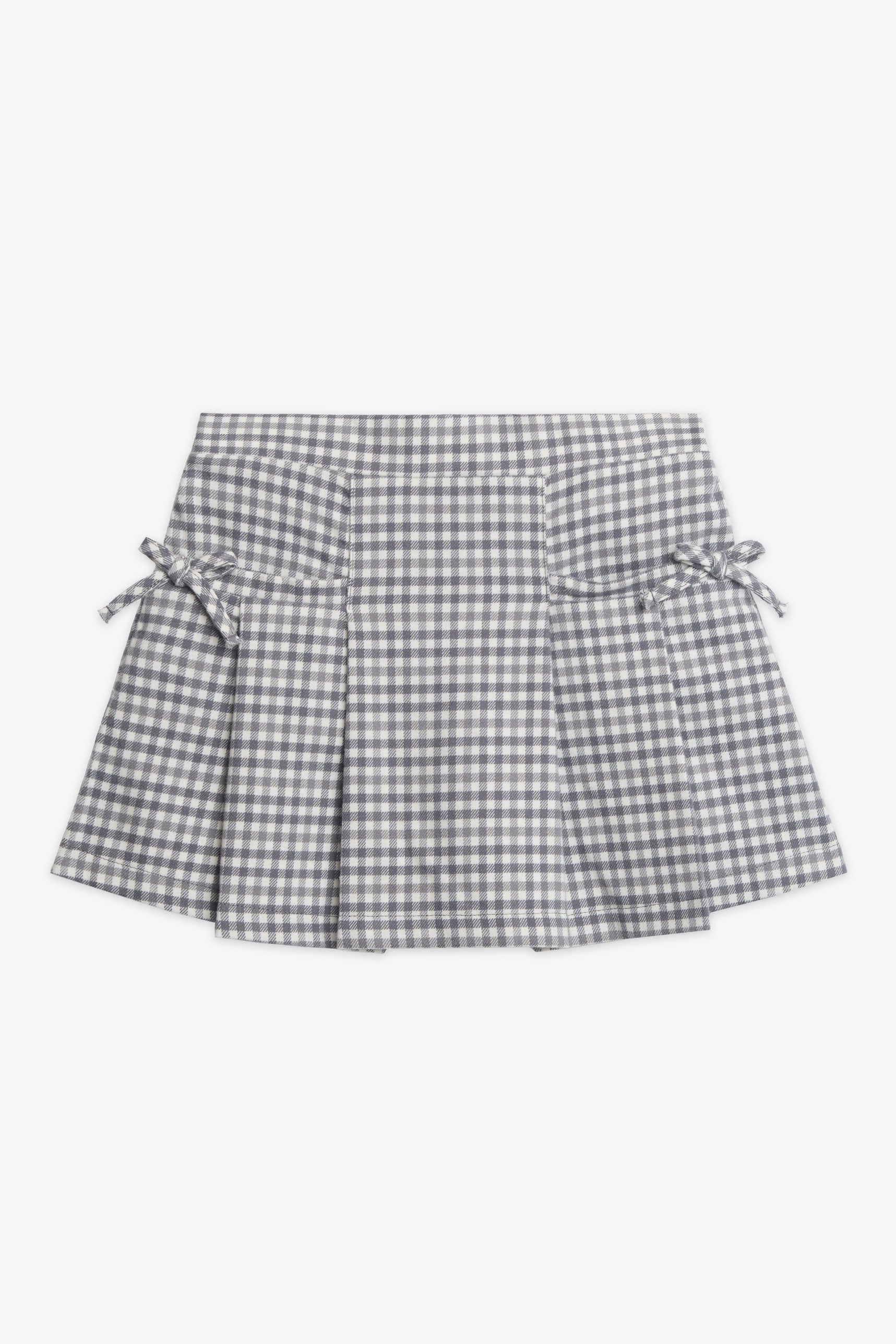 Jupe courte à plis - Enfant fille && BLANC CASSÉ/MULTI