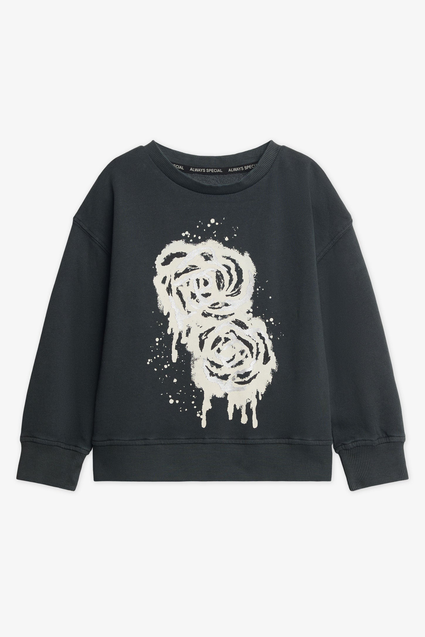 Chandail ouaté graphique - Enfant fille && CHARBON