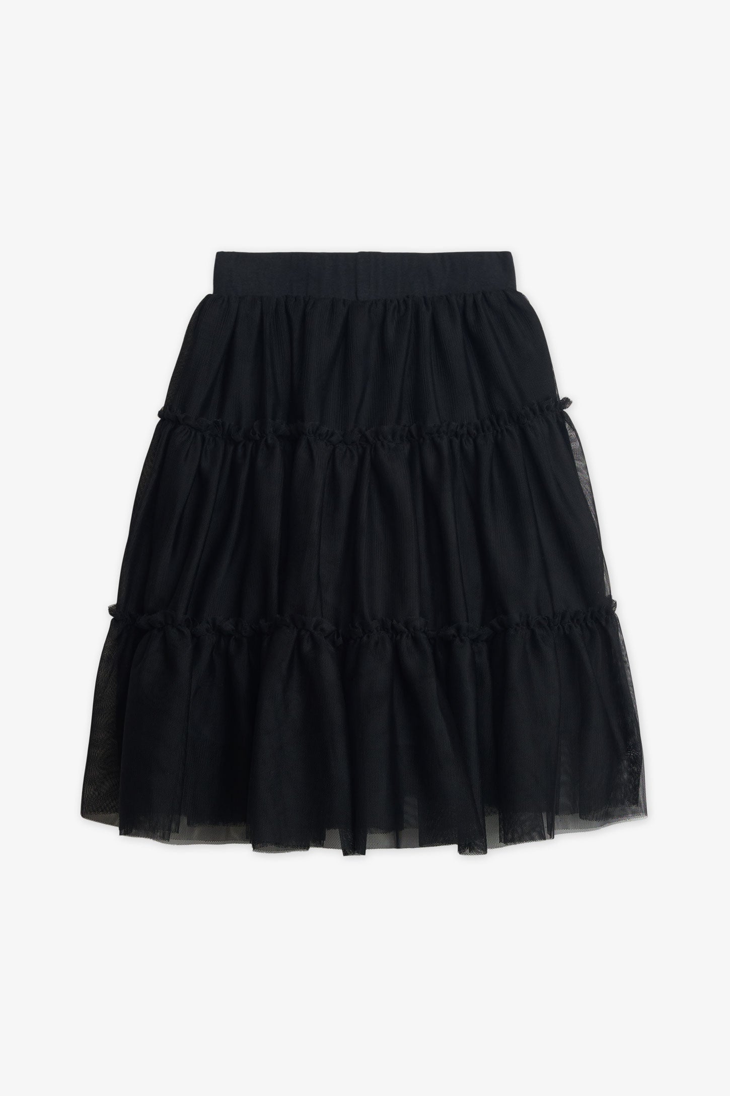 Jupe midi - Enfant fille && NOIR