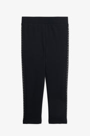 Legging à strass - Enfant fille && NOIR