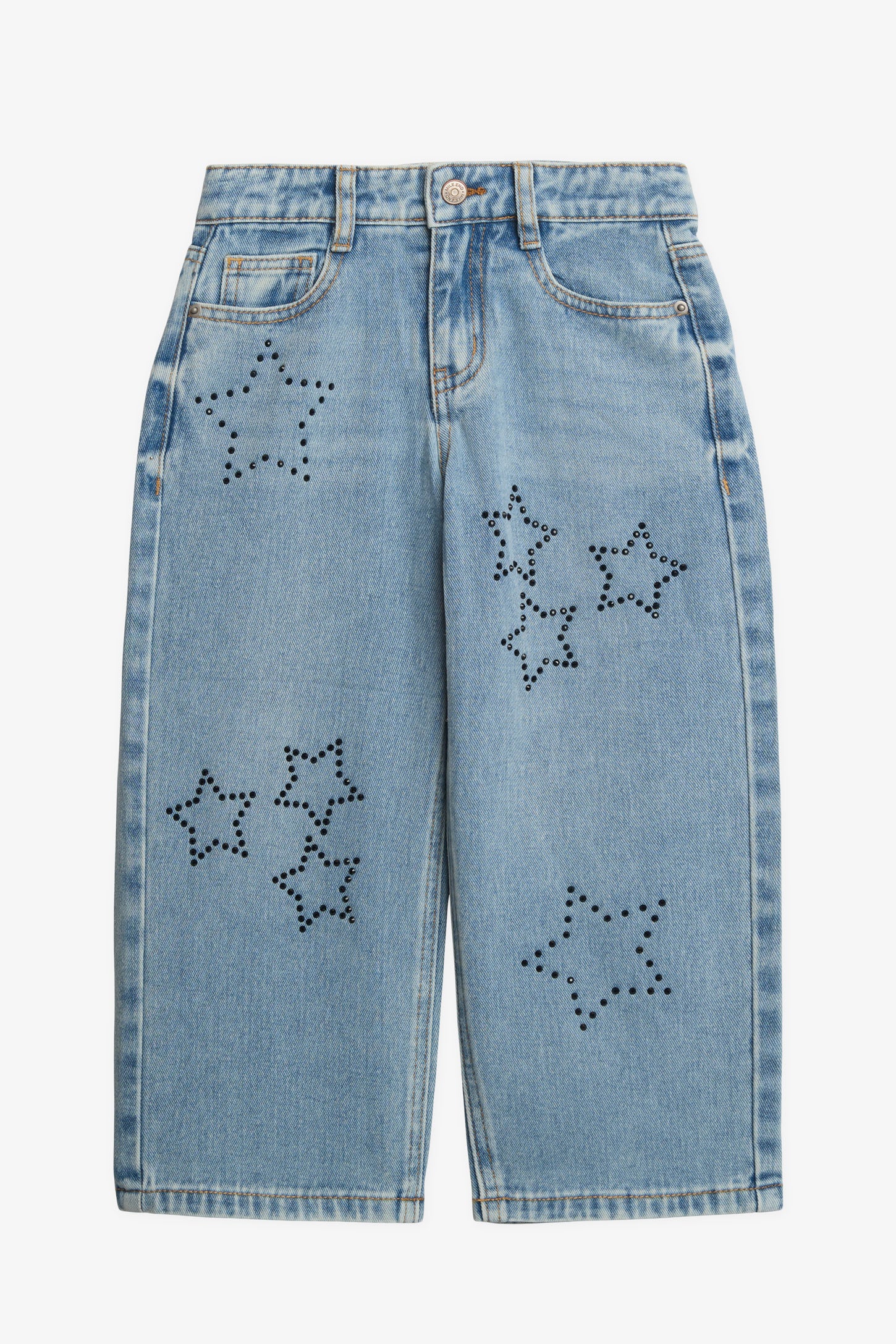 Jeans jambes larges - Enfant fille - Aubainerie