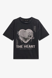 T-shirt graphique – Enfant fille && NOIR