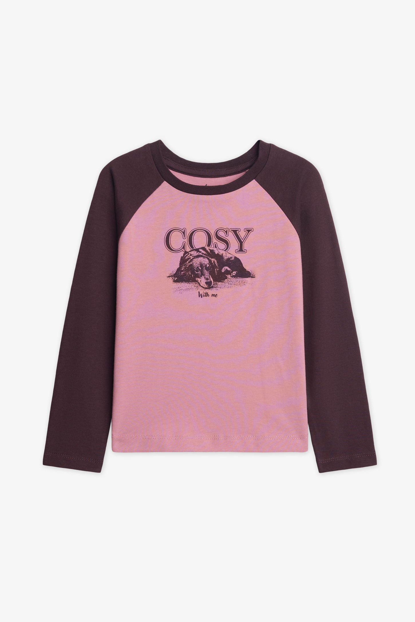 Chandail raglan 2/20$ - Enfant fille && PRUNE