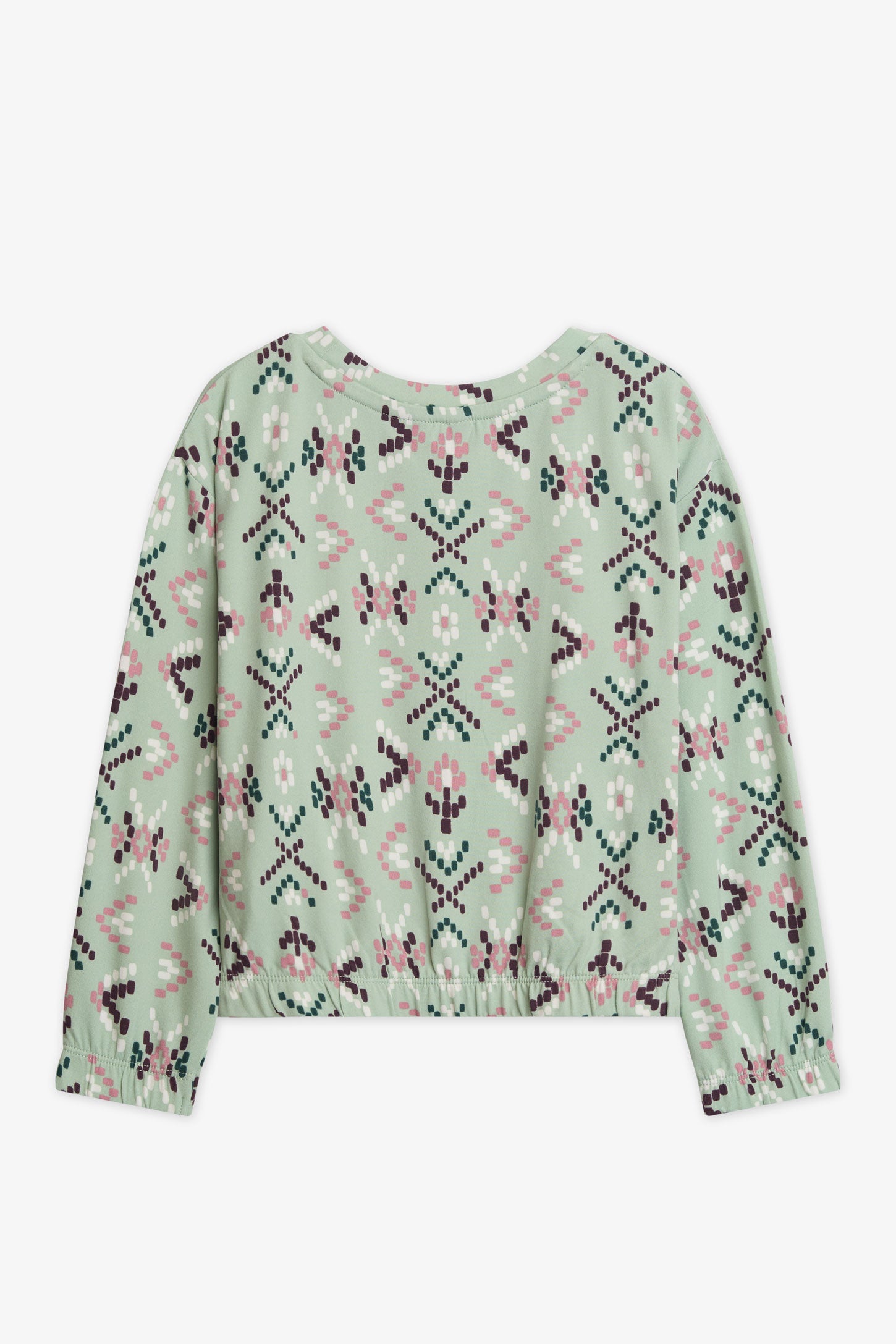 Chandail à manches longues 2/20$ – Enfant fille && VERT/MULTI