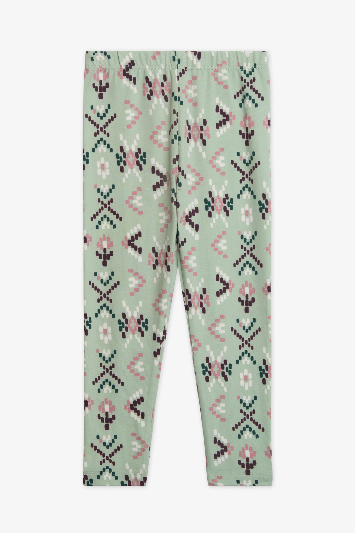 Legging à motifs 2/20$ – Enfant fille && VERT/MULTI