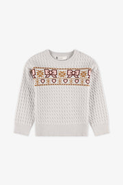 Chandail en tricot – Enfant fille - Aubainerie