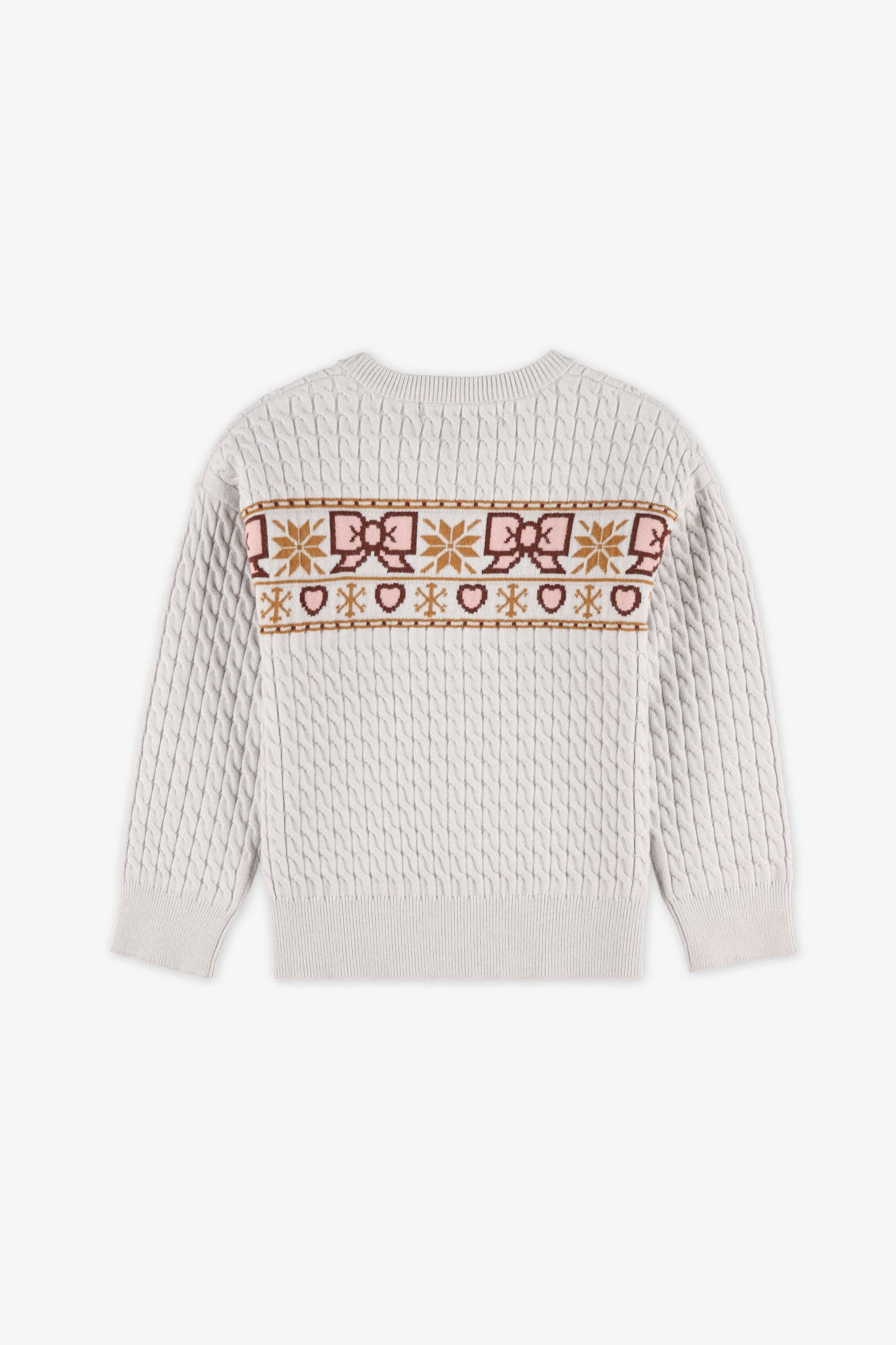 Chandail en tricot – Enfant fille - Aubainerie