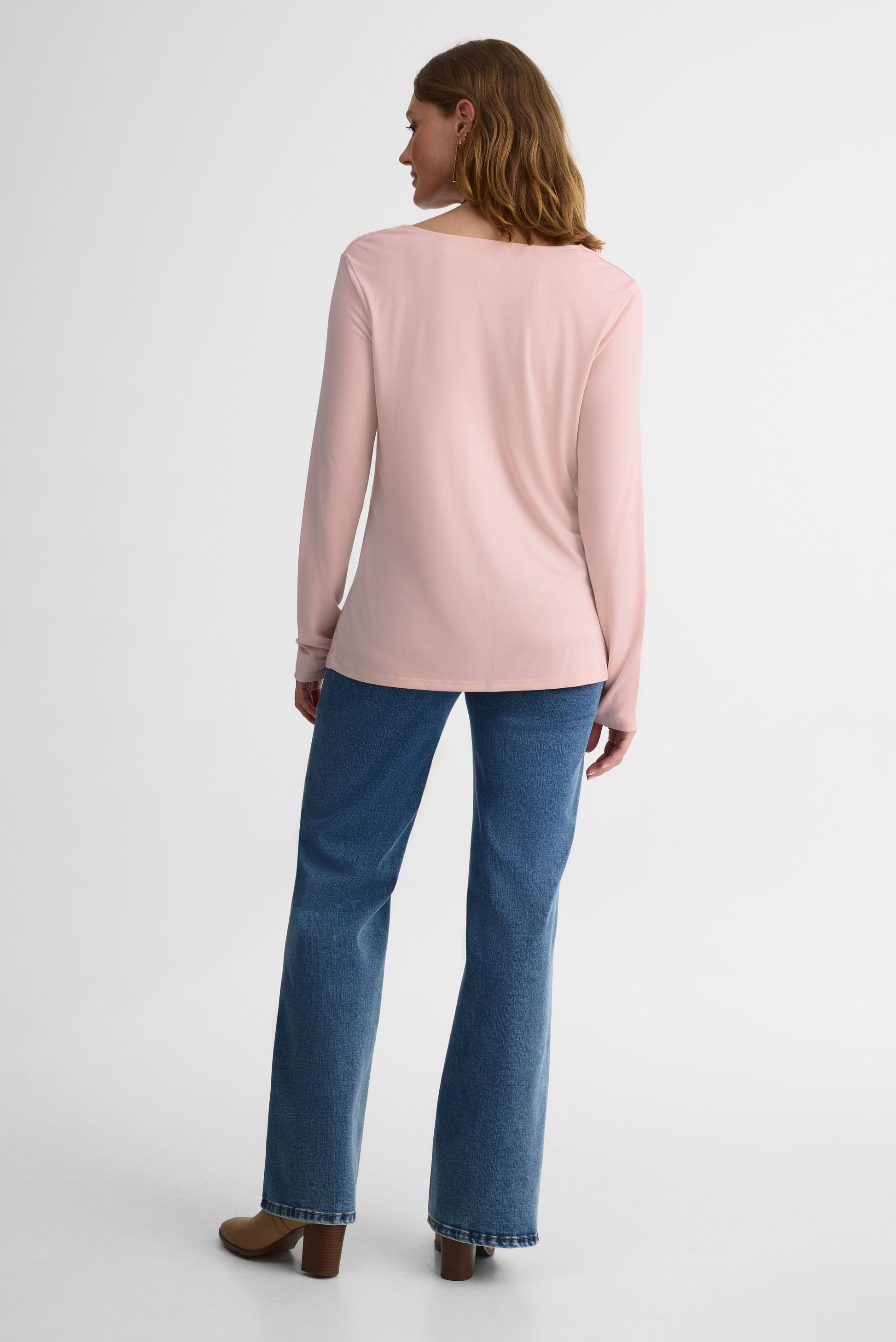 Chandail à col bénitier – Femme && ROSE