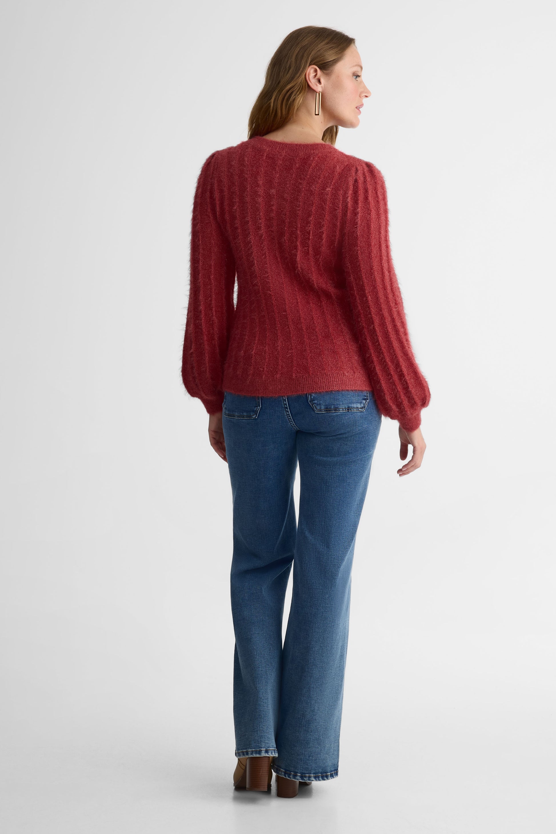 Cardigan boutonné en tricot – Femme && FRAMBOISE