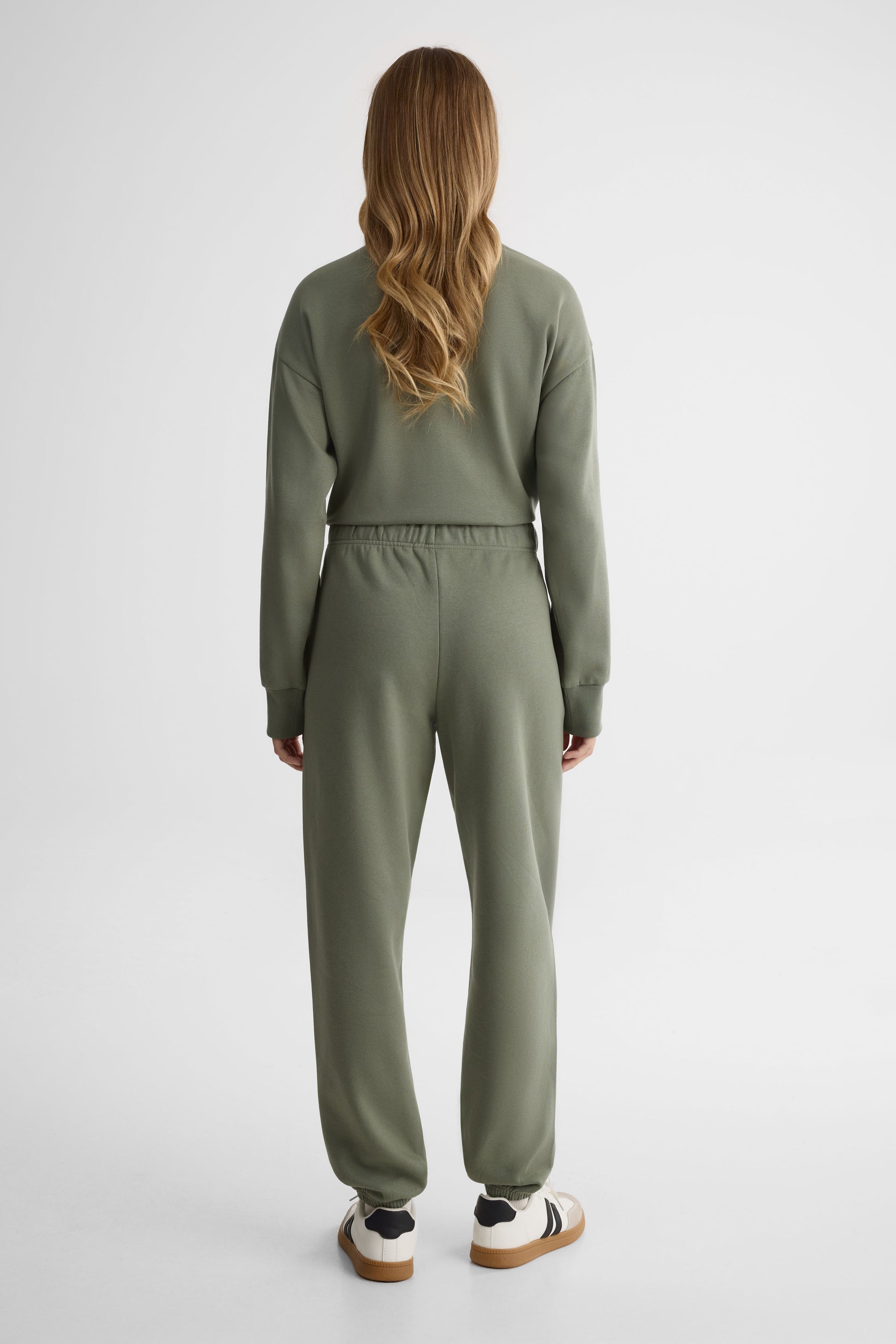 Pantalon jogger ouaté – Femme && VERT