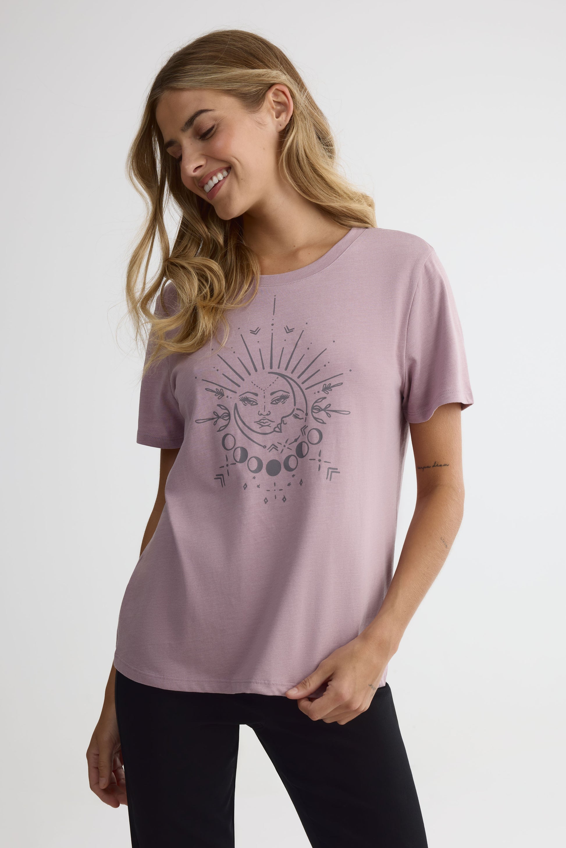 Chandail graphique 2/30$ – Femme && MAUVE