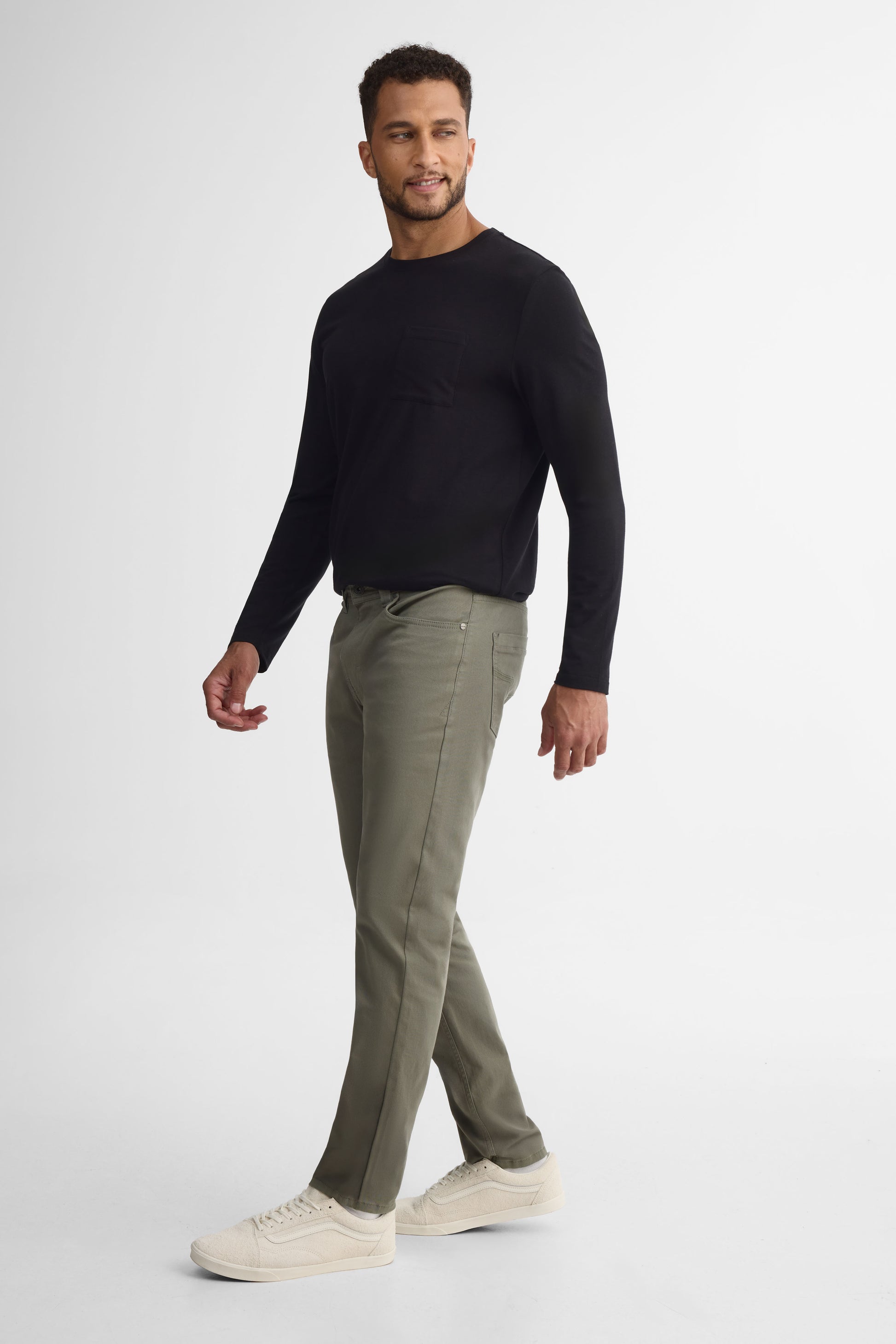 Pantalon à 5 poches – Homme && KAKI