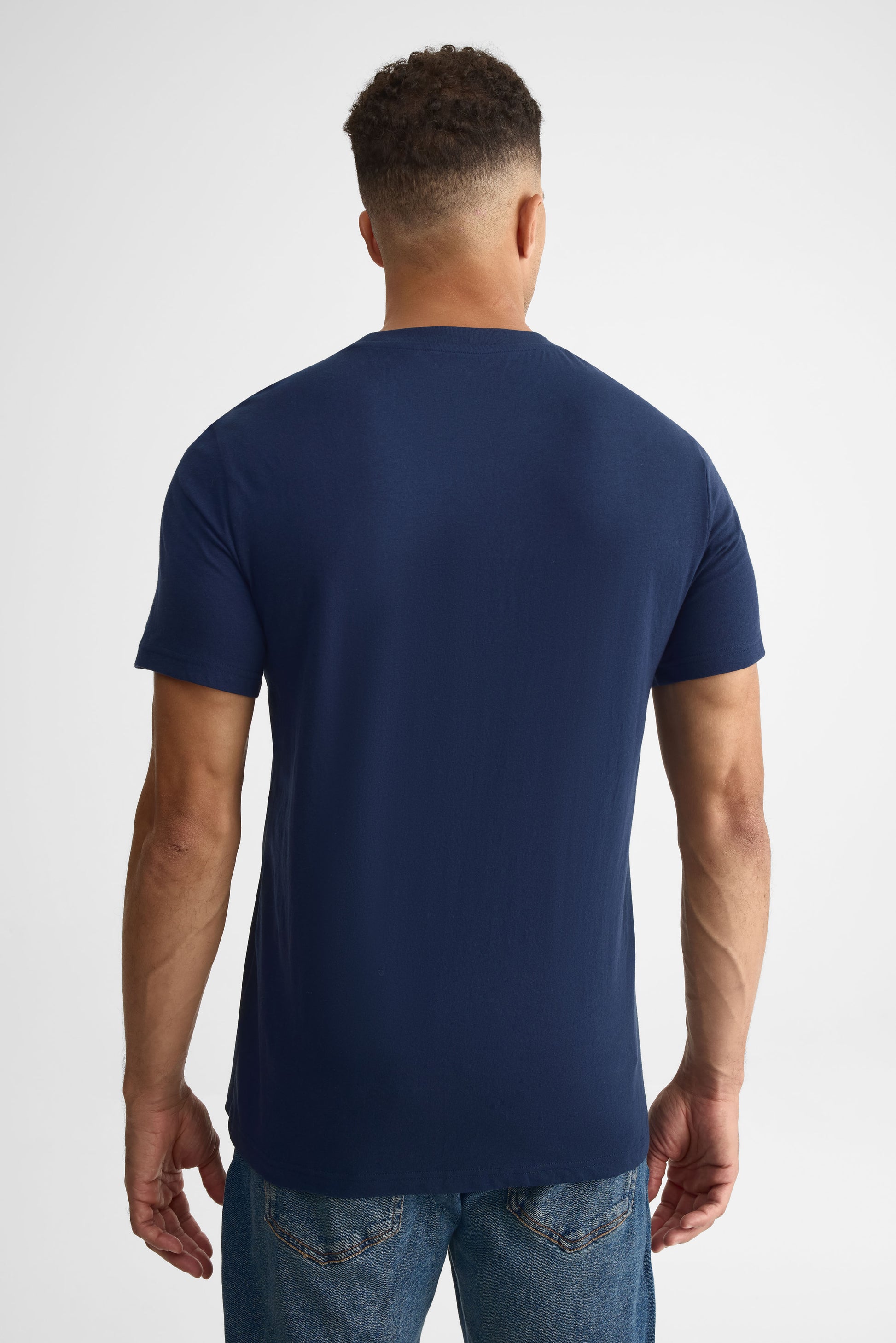 Chandail col rond imprimé 2/30$ – Homme && MARIN
