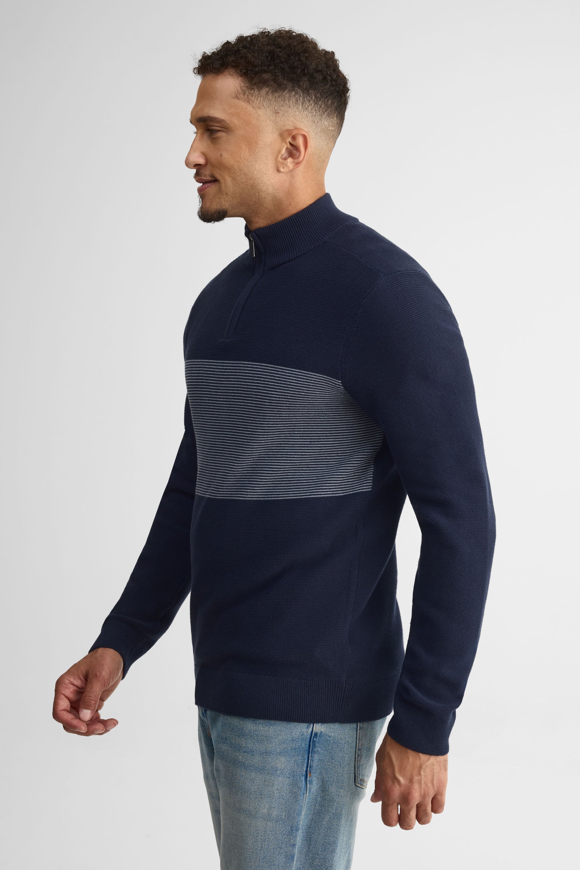 Chandail tricot à col montant - Homme - Aubainerie
