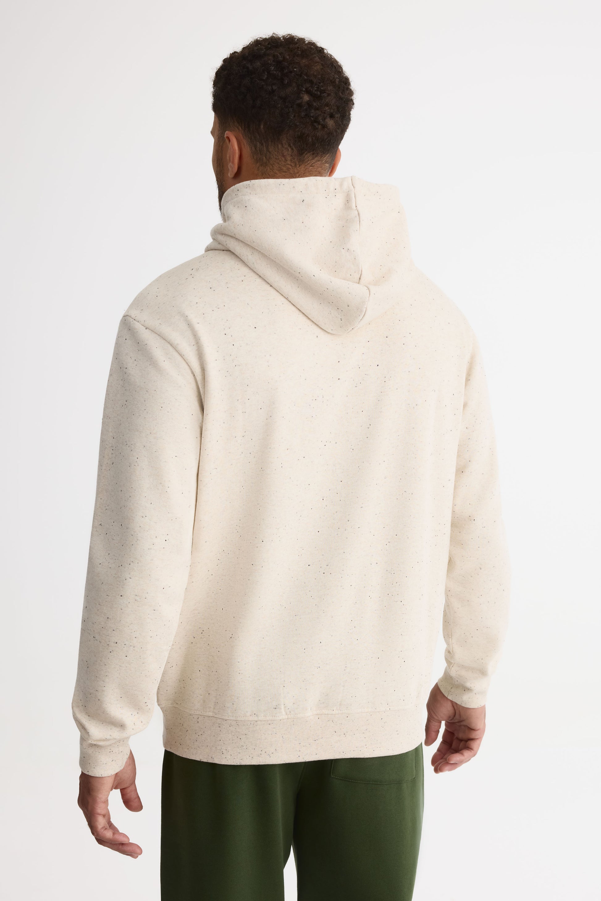 Chandail ouaté à capuchon – Homme && OATMEAL