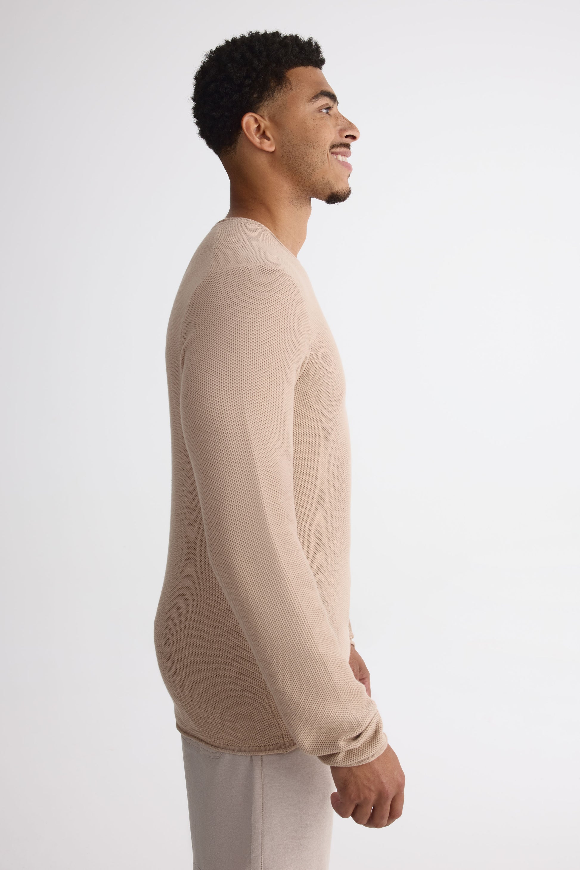 Chandail col rond – Homme && BRONZÉ