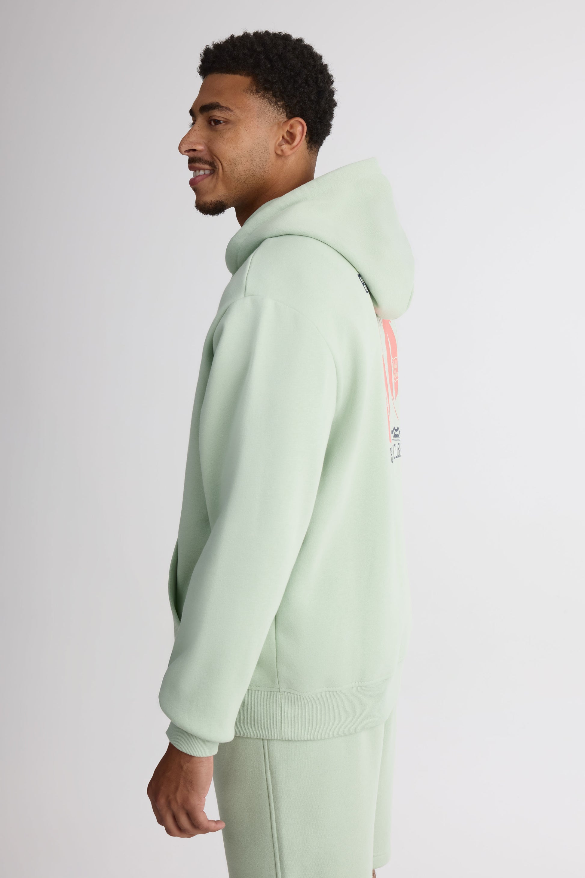 Chandail ouaté à capuchon – Homme && VERT