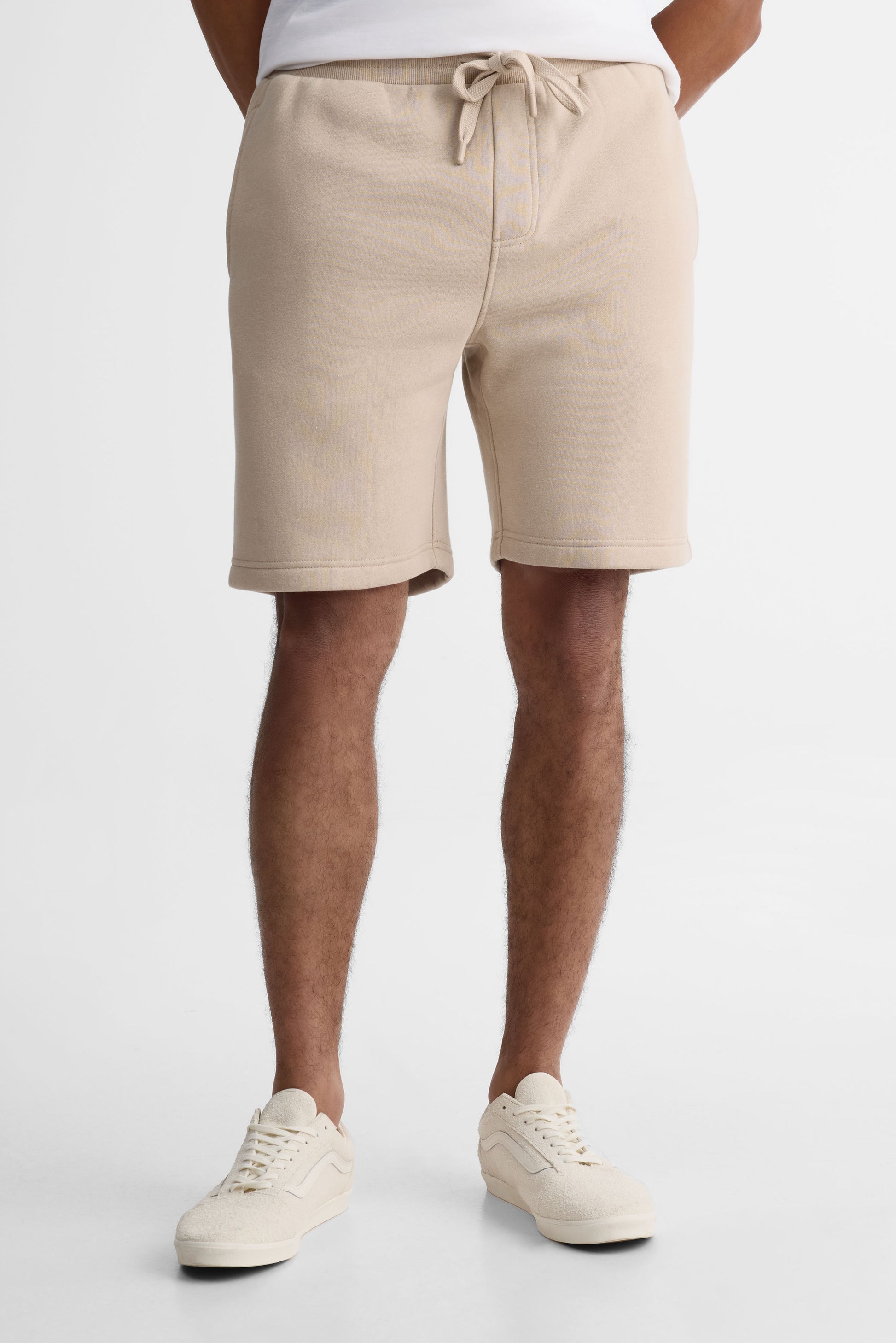 Short ouaté élastique à la taille - Homme && BRONZÉ