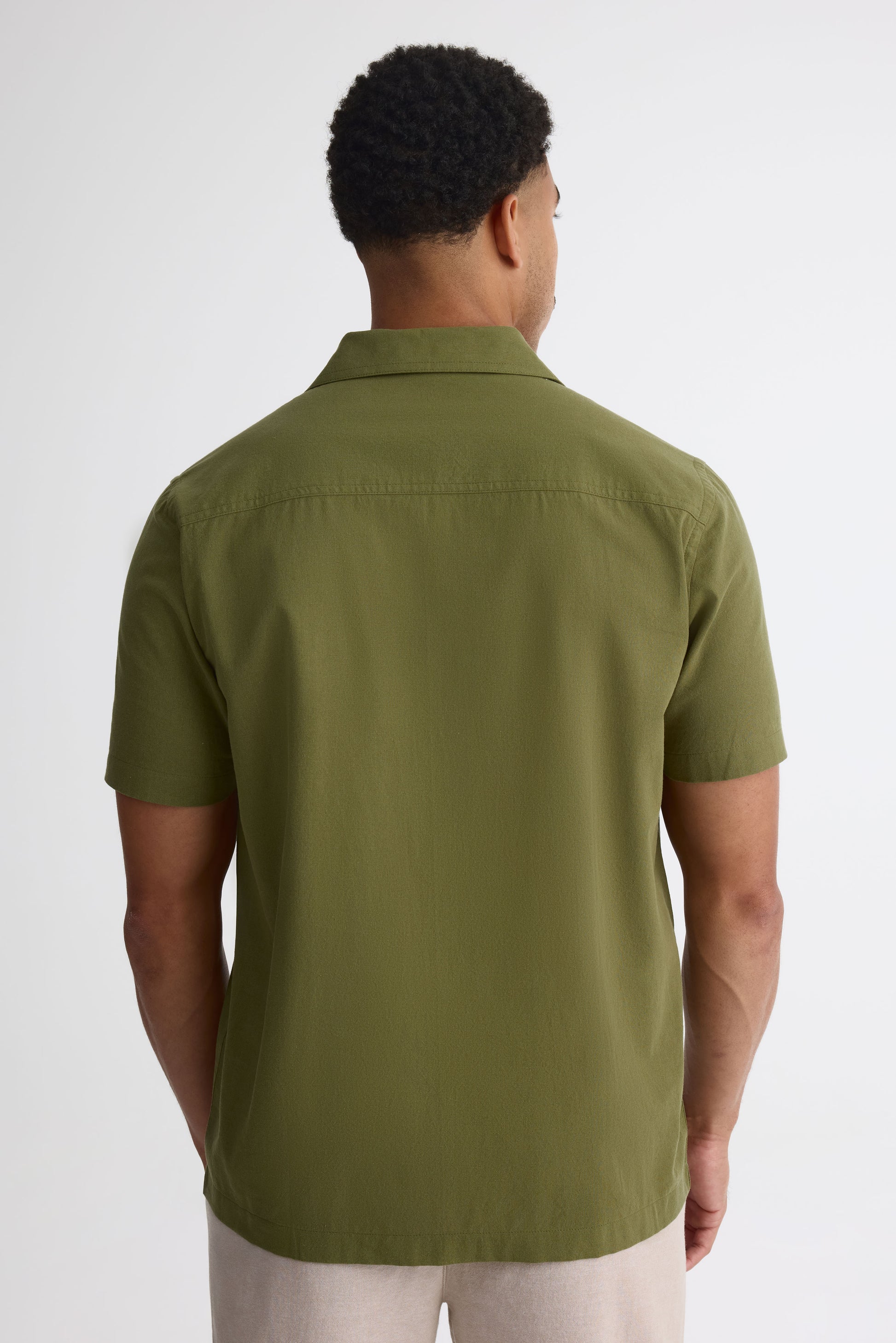 Chemise à manches courtes – Homme && VERT