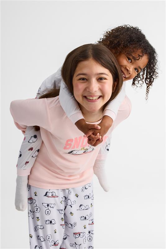 Ensemble pyjama 2 pièces Snoopy - Ado fille && ROSE MULTI