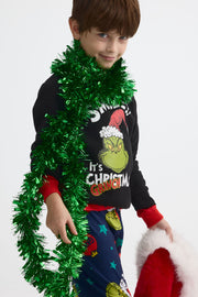 Chandail avec imprimé « The Grinch » - Enfant garçon && CHARBON