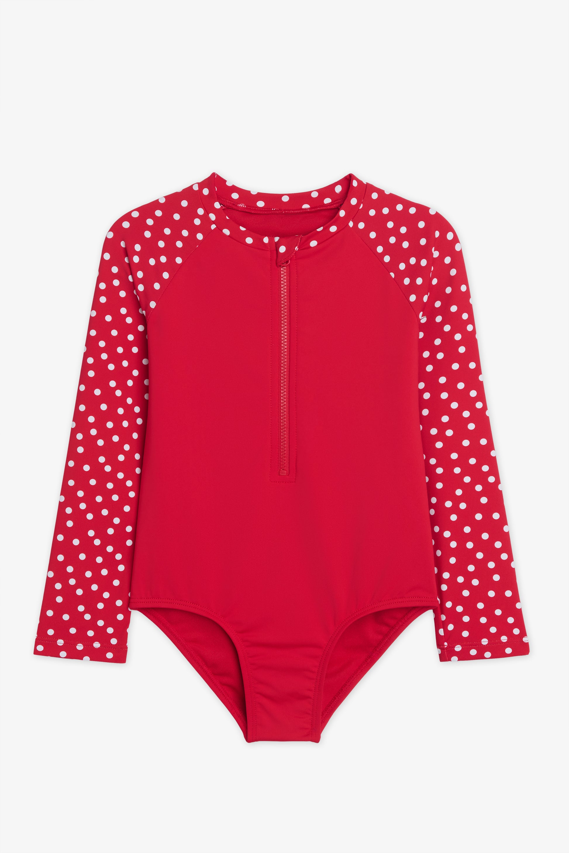 Maillot de bain 1 pièce – Enfant fille && ROUGE/MULTI