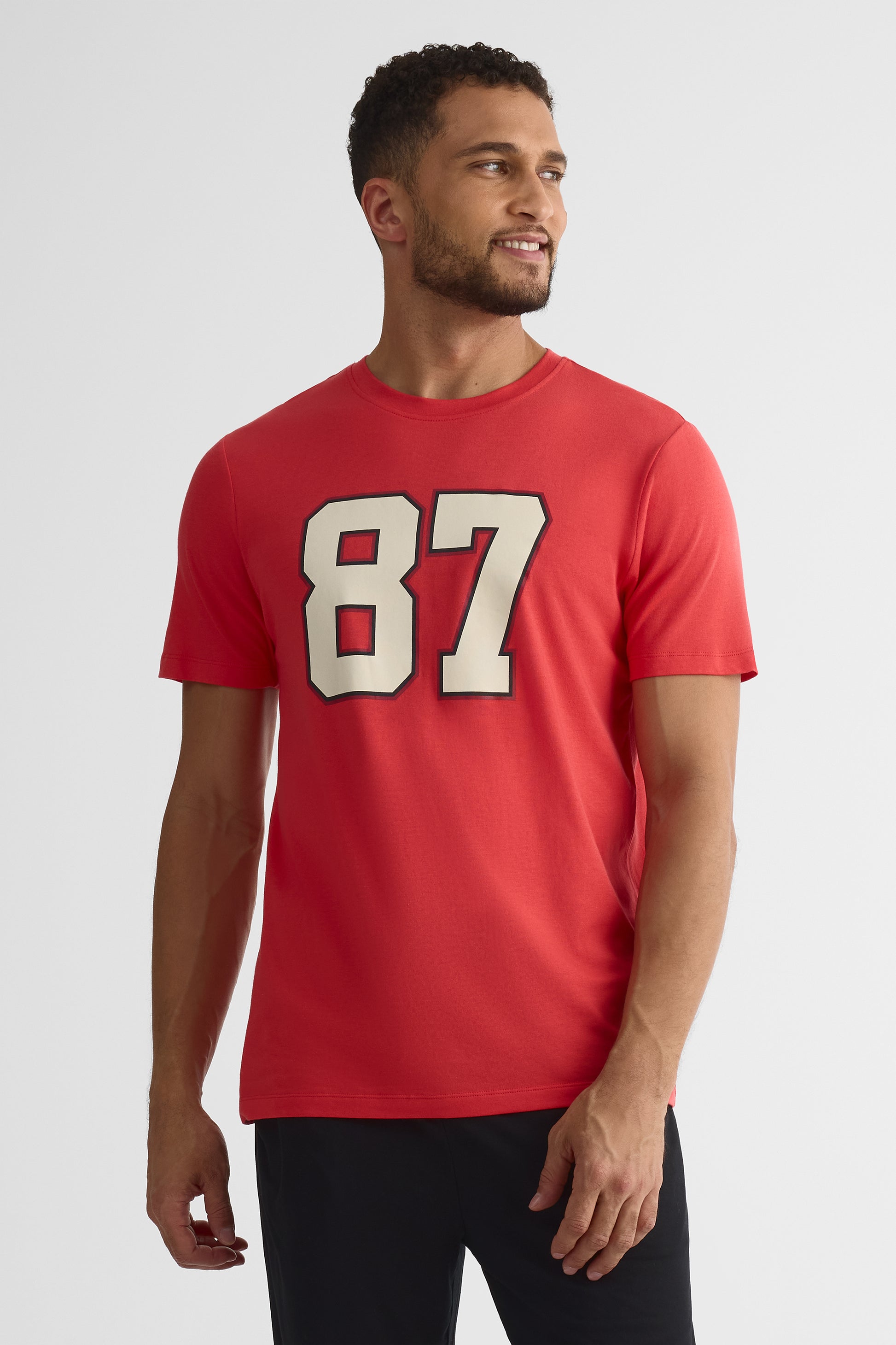Chandail de nuit en jersey modal – Homme 2/40$ && ROUGE