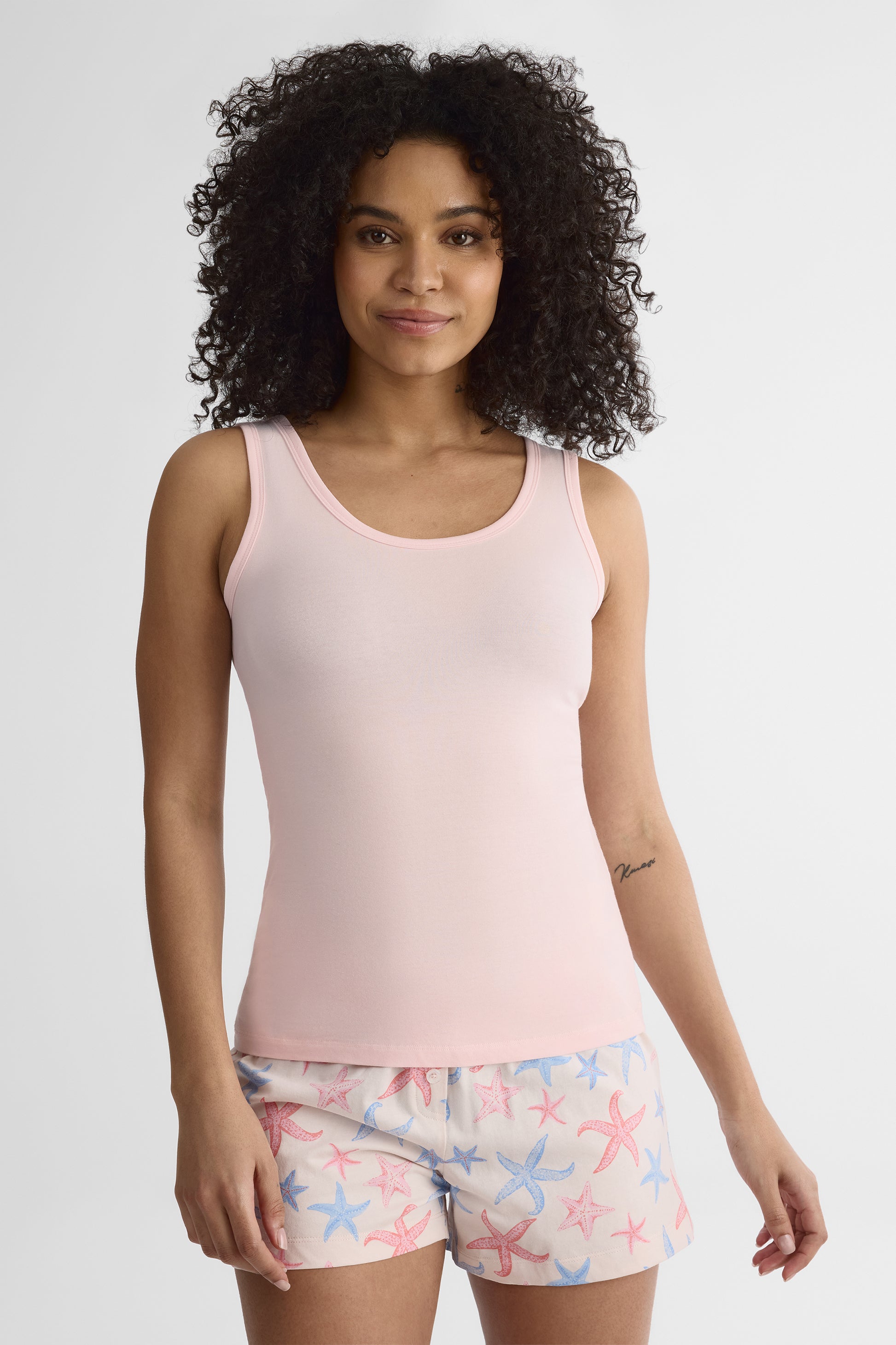 Camisole pyjama - Femme && ROSE PALE