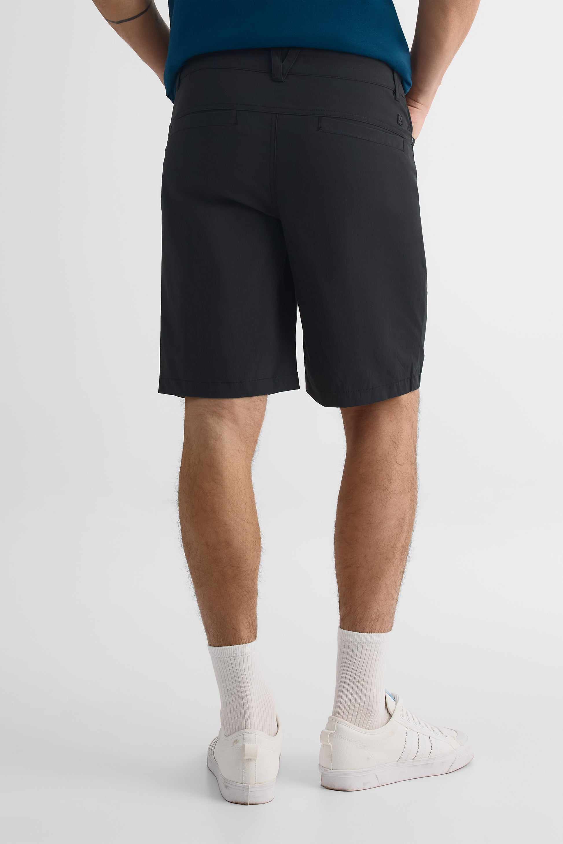 Short coupe droite - Homme && NOIR