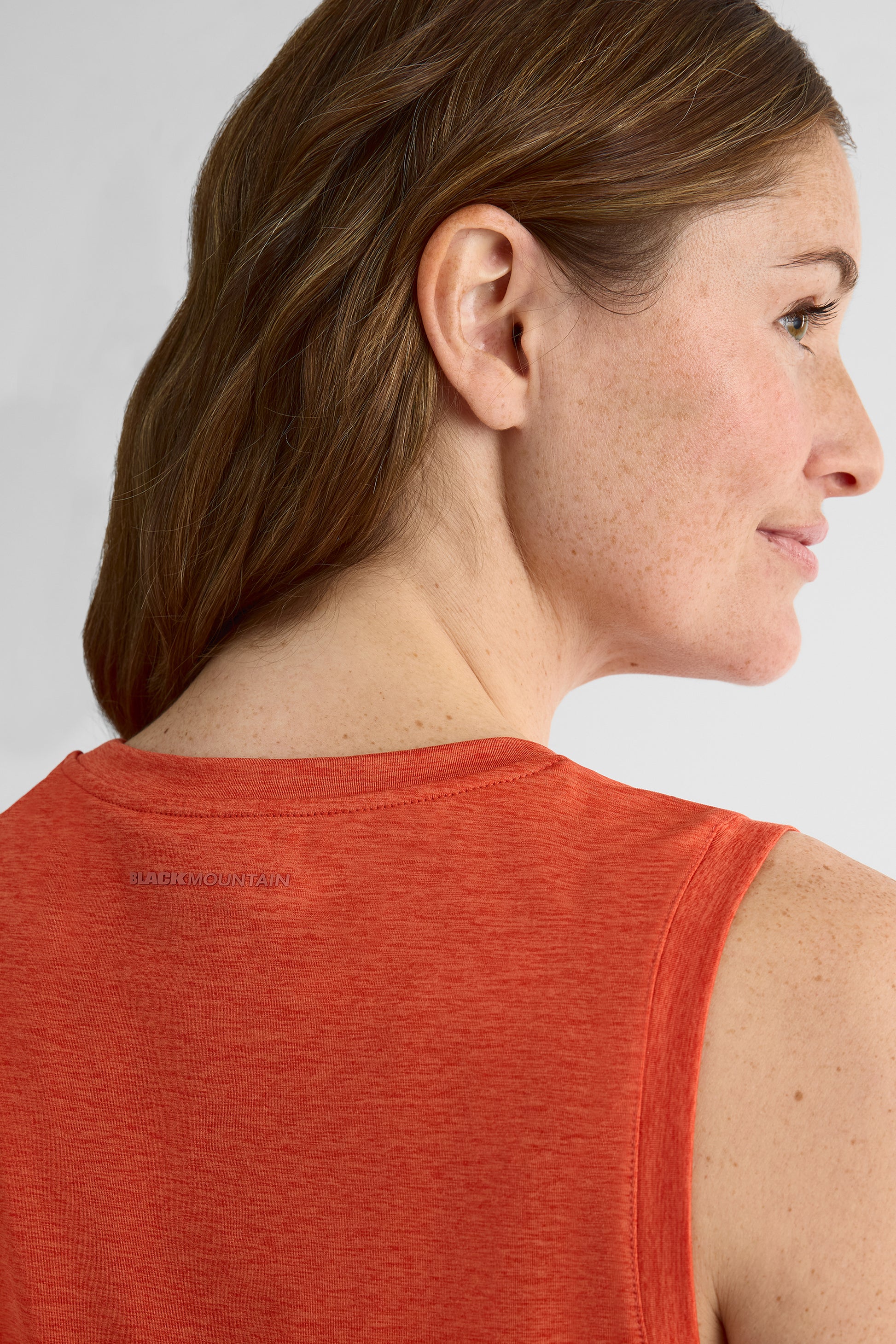 Camisole boxy à fentes – Femme && ORANGE