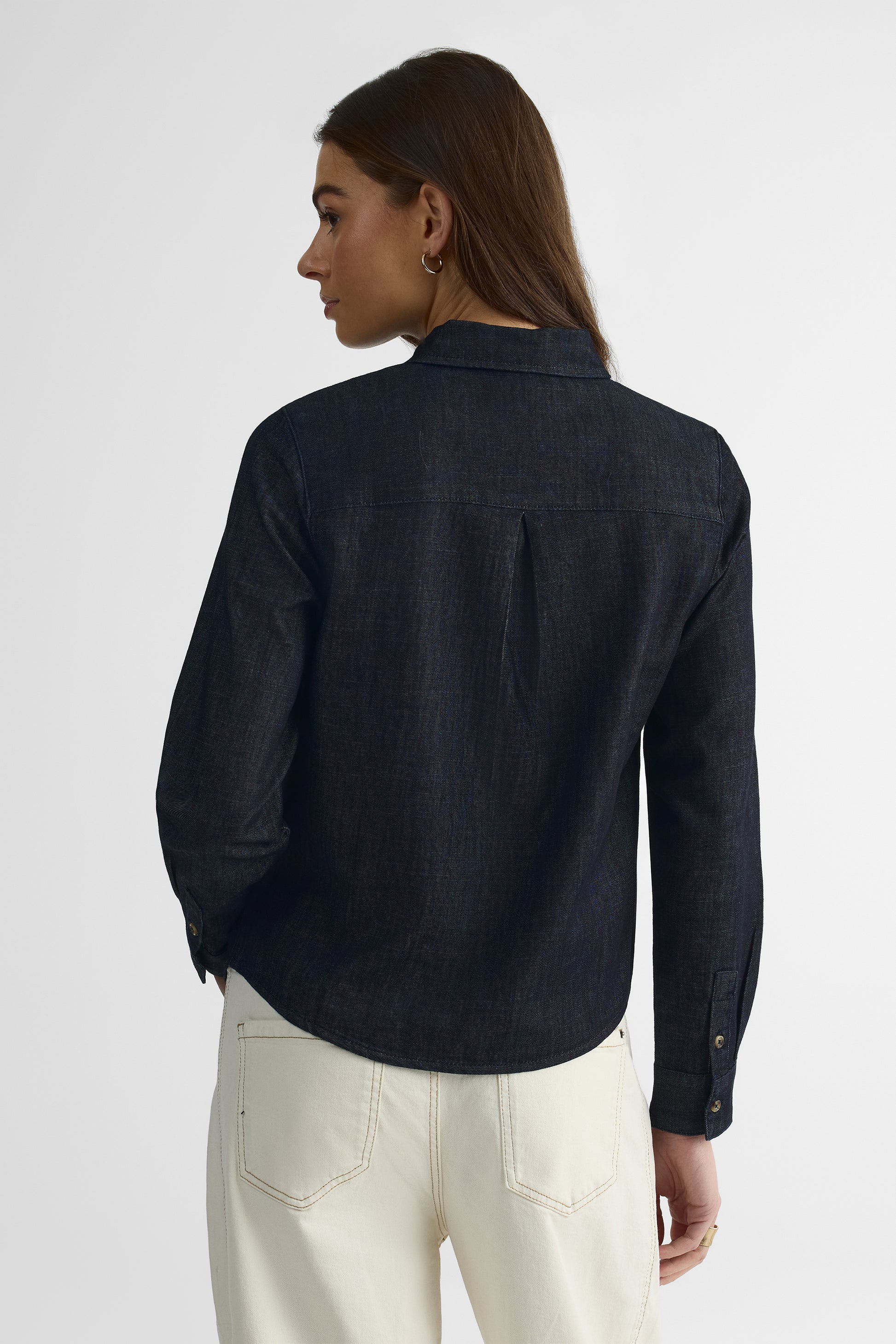 Chemisier denim manches longues – Homme - Aubainerie