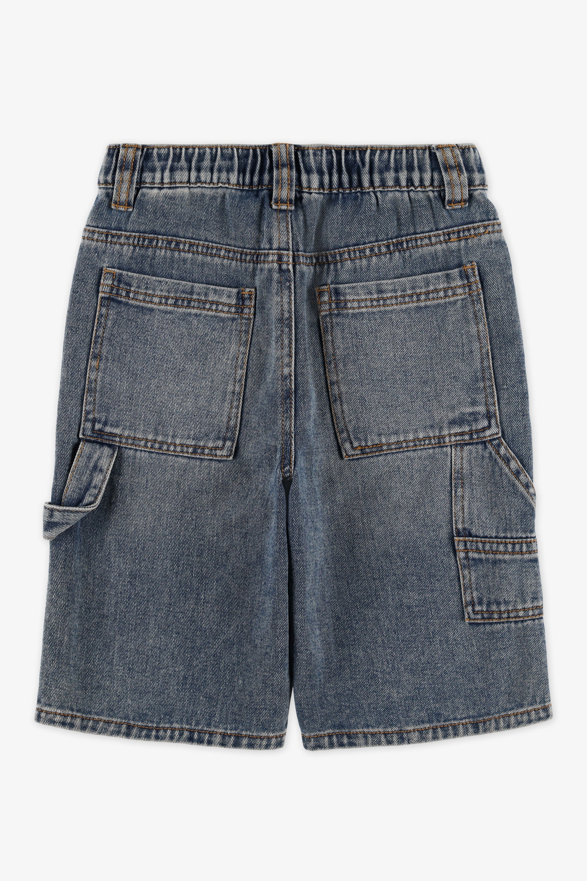Short bermuda en jeans - Enfant garçon && DENIM MOYEN