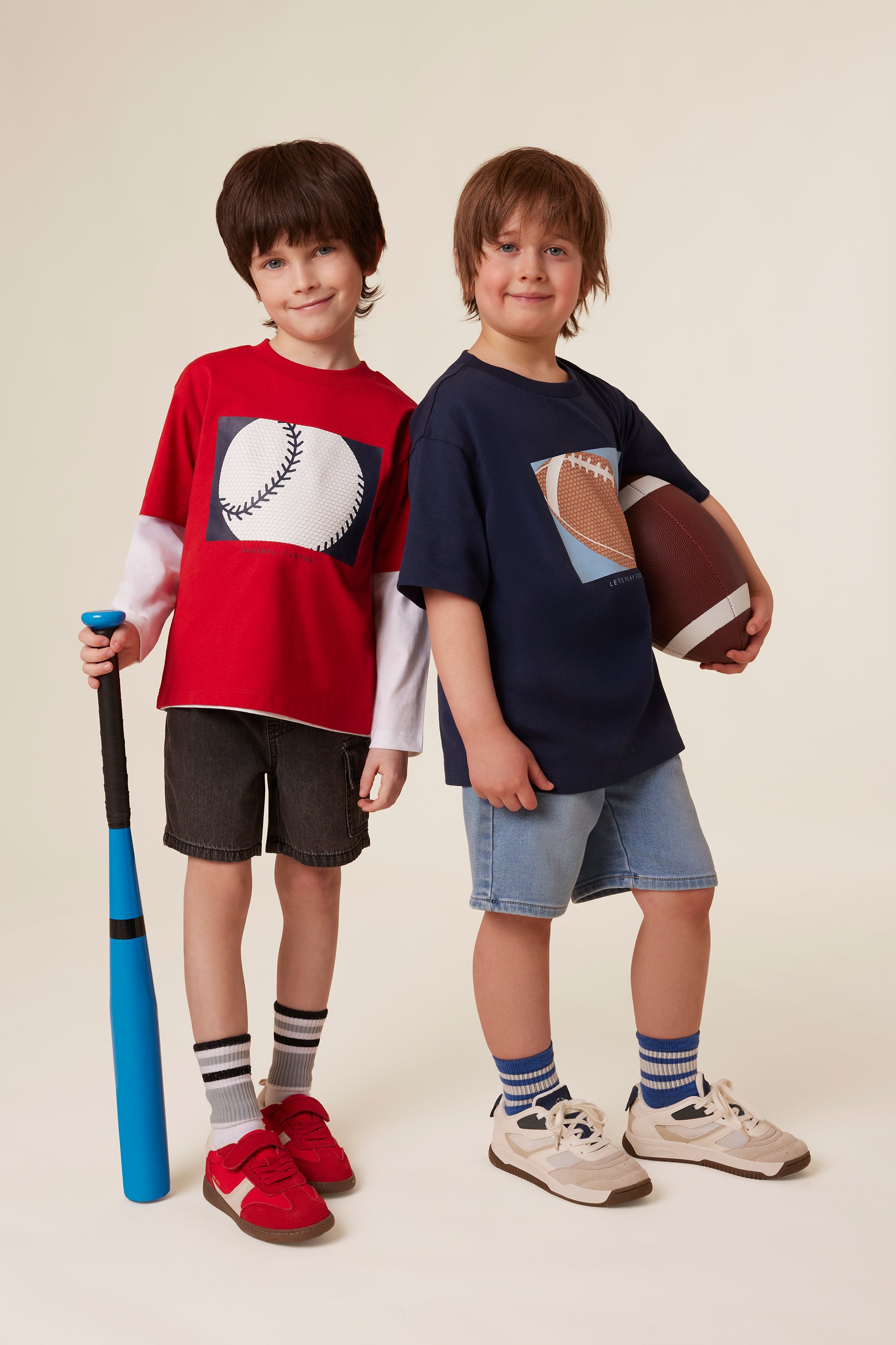 Bermuda denim élastique avec cordon - Enfant garçon && DENIM PALE