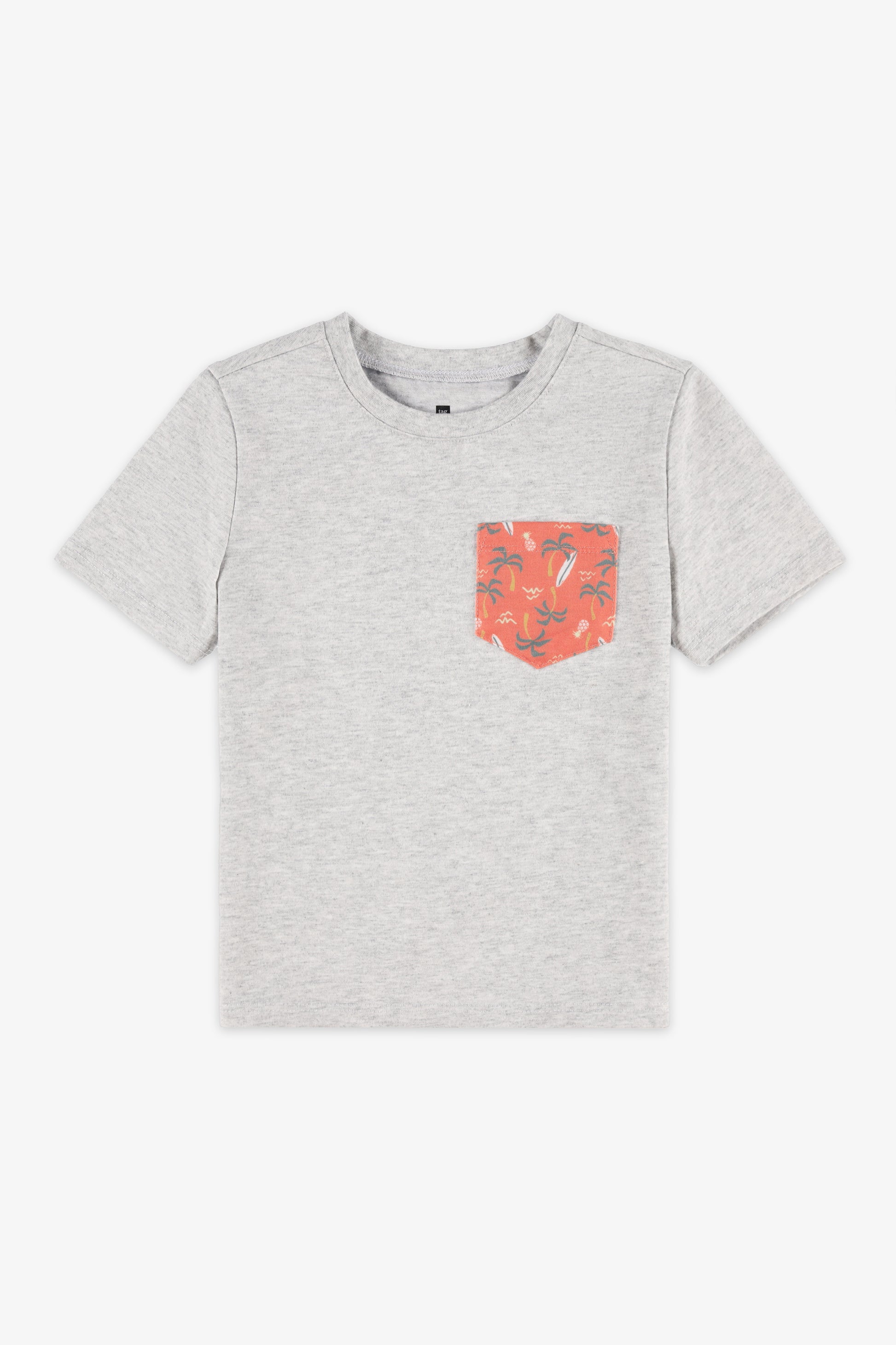 T-shirt à manches courtes - Enfant garçon && GRIS MIXTE