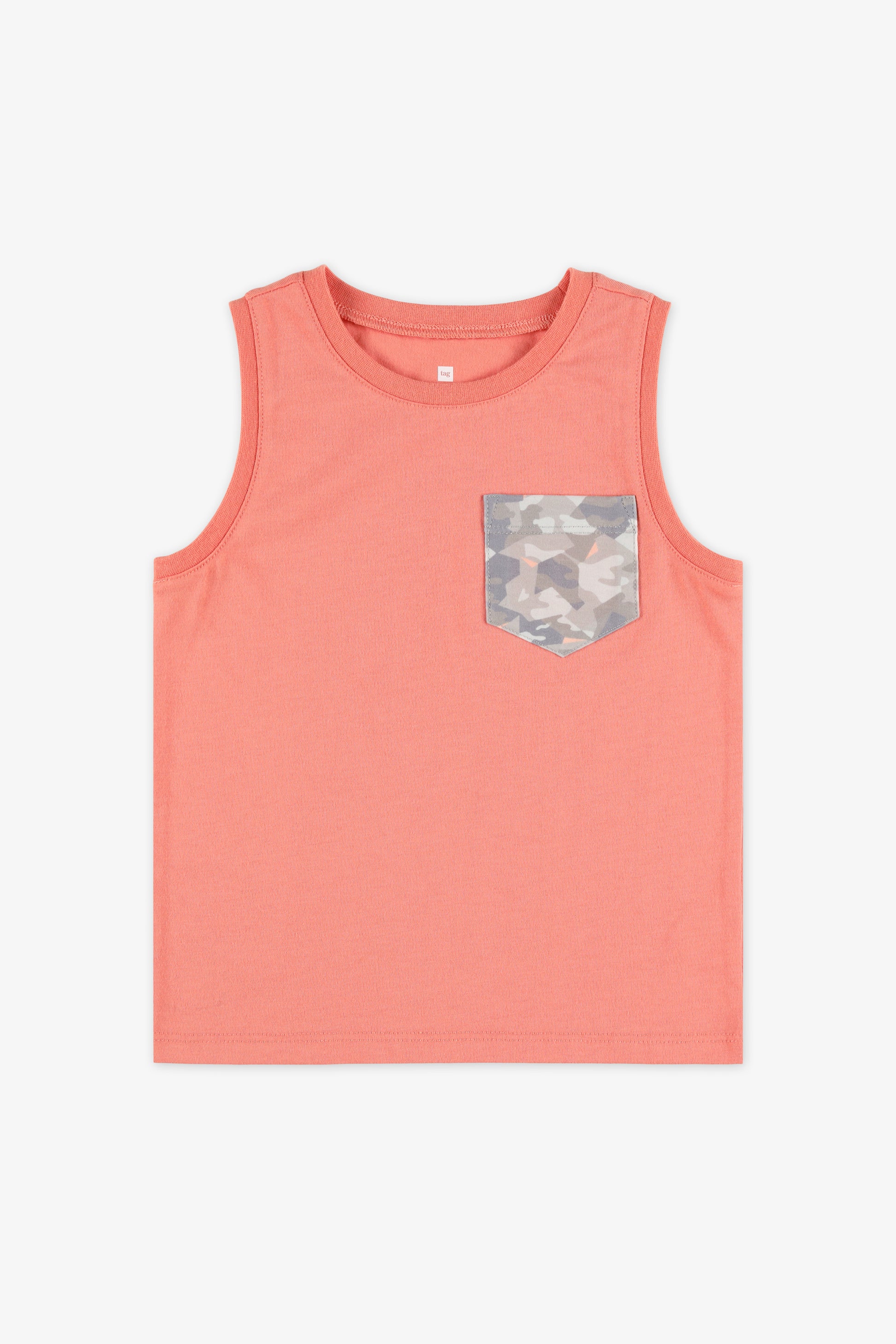 Camisole à poche 2/20$ - Enfant garçon && ORANGE
