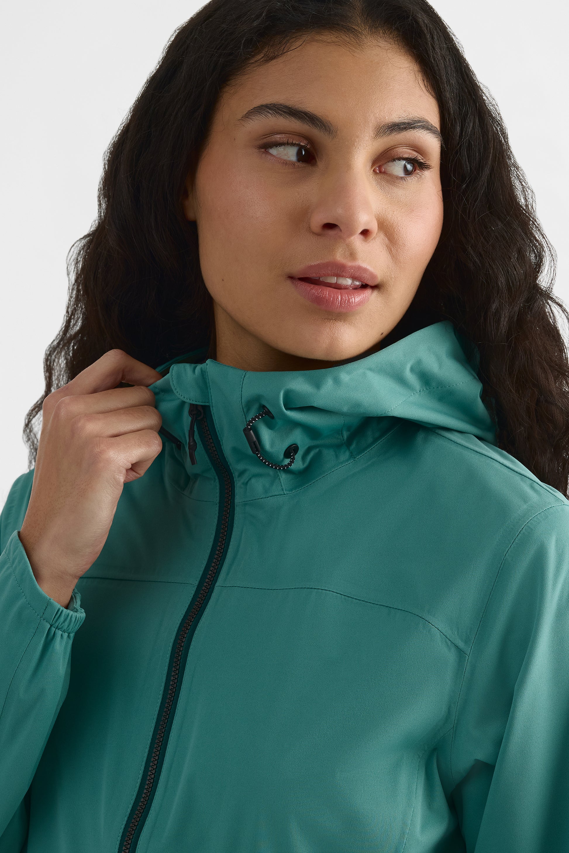 Manteau coupe-vent – Femme && VERT