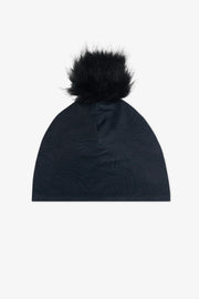 Tuque à pompon - Femme && NOIR/MULTI