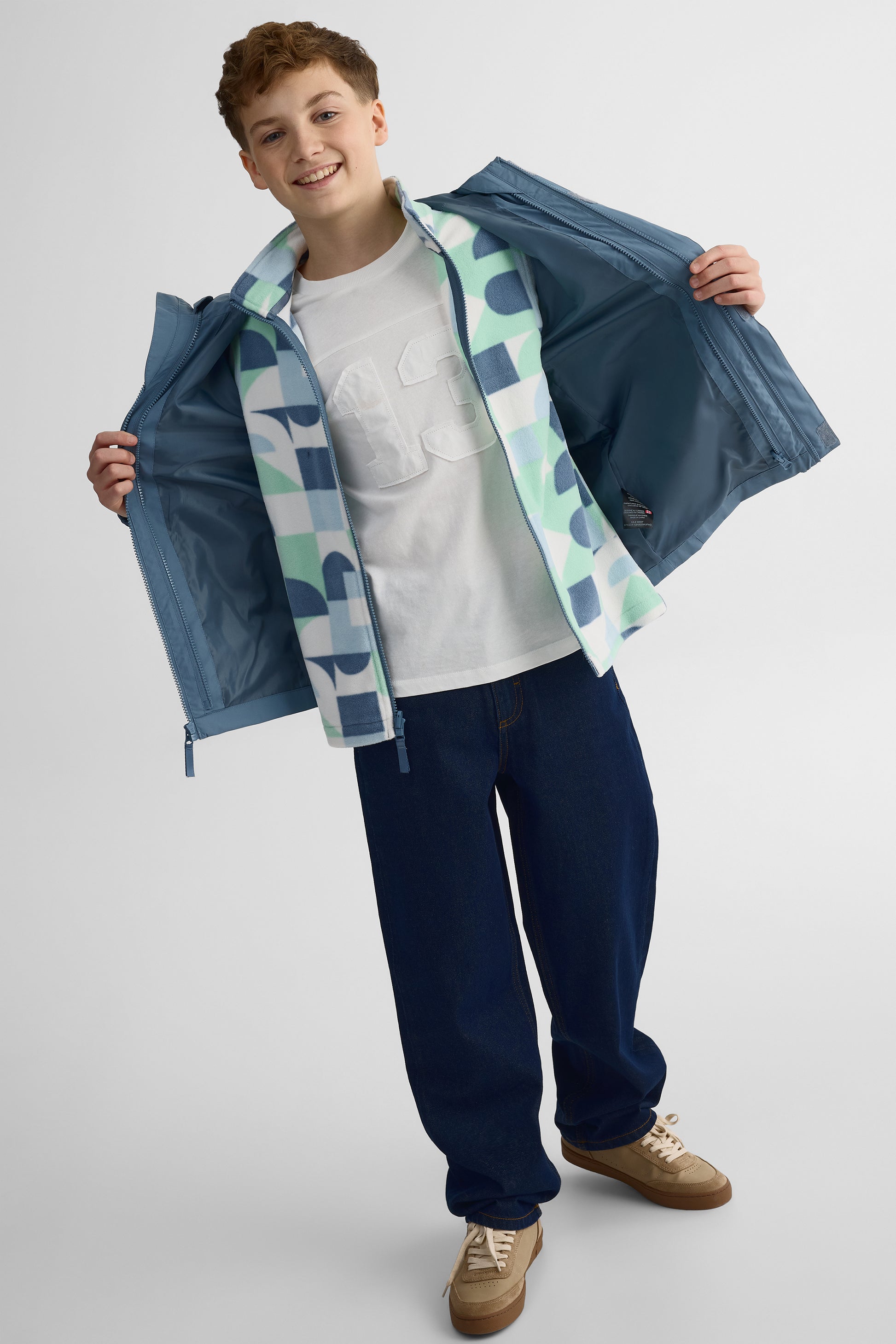 Manteau 3-en-1 résistant à l'eau - Ado garçon - Aubainerie